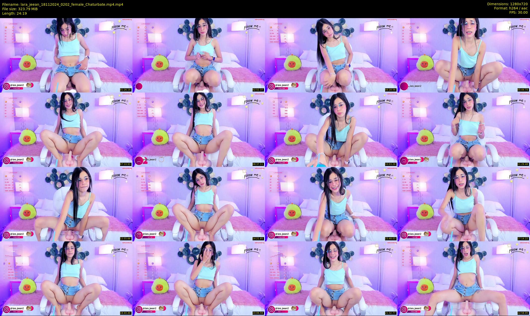lara_jeean — 25 minute Chaturbate female cam show recording, 720p, Nov 18, 2024