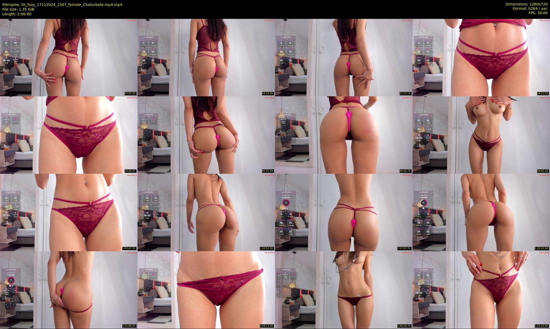 lili_foxy — 120 minute Chaturbate female cam show recording, 720p, Nov 17, 2024