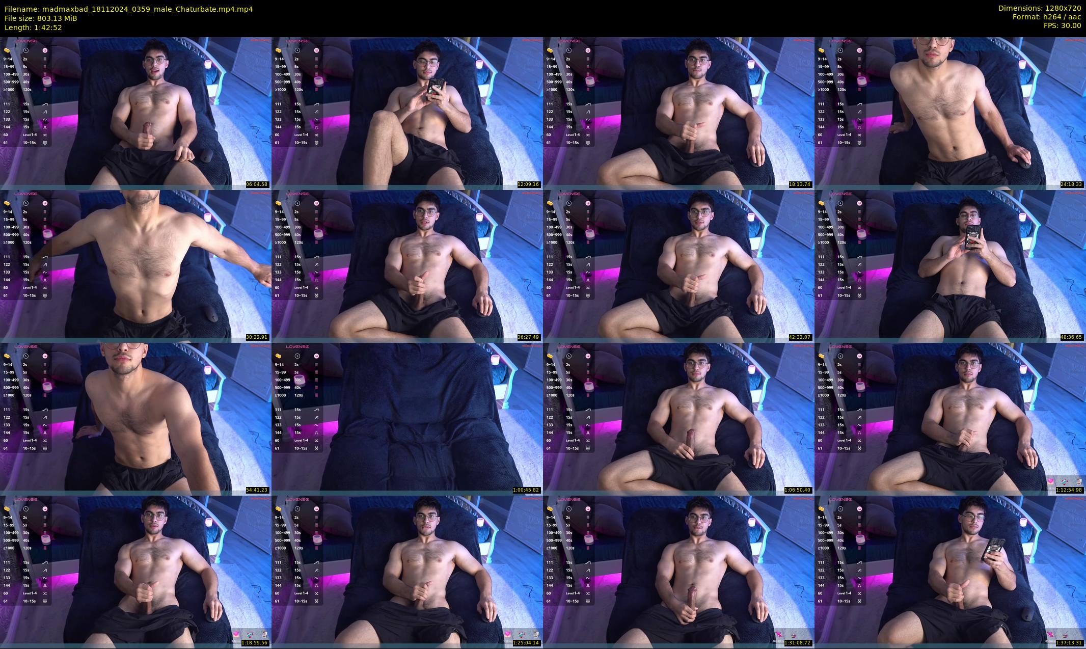 madmaxbad — 103 minute Chaturbate male cam show recording, 720p, Nov 18, 2024
