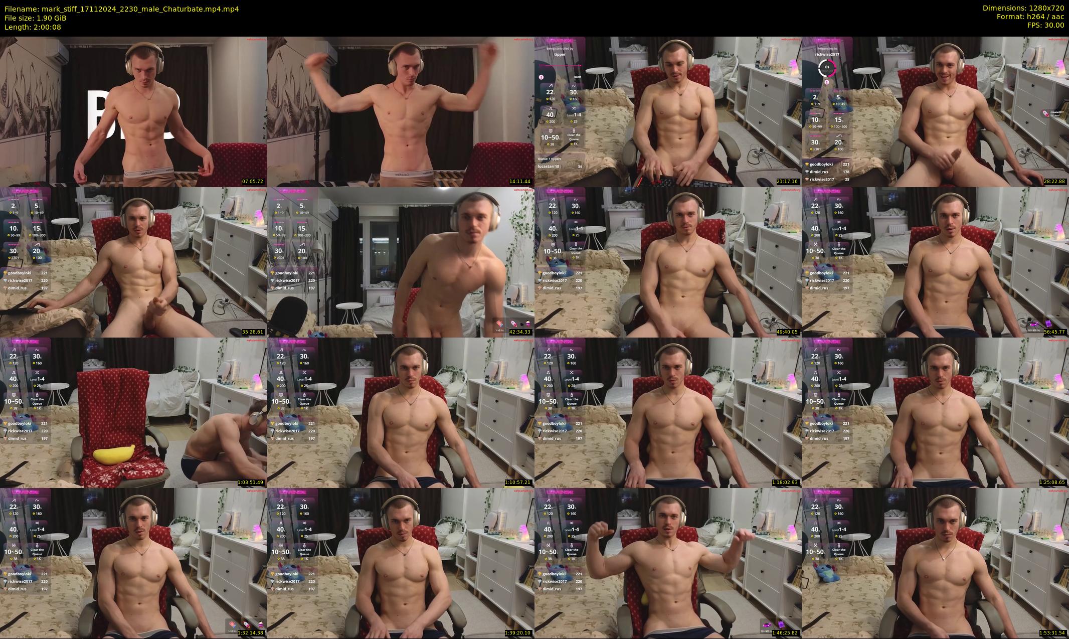 mark_stiff — 121 minute Chaturbate male cam show recording, 720p, Nov 17, 2024