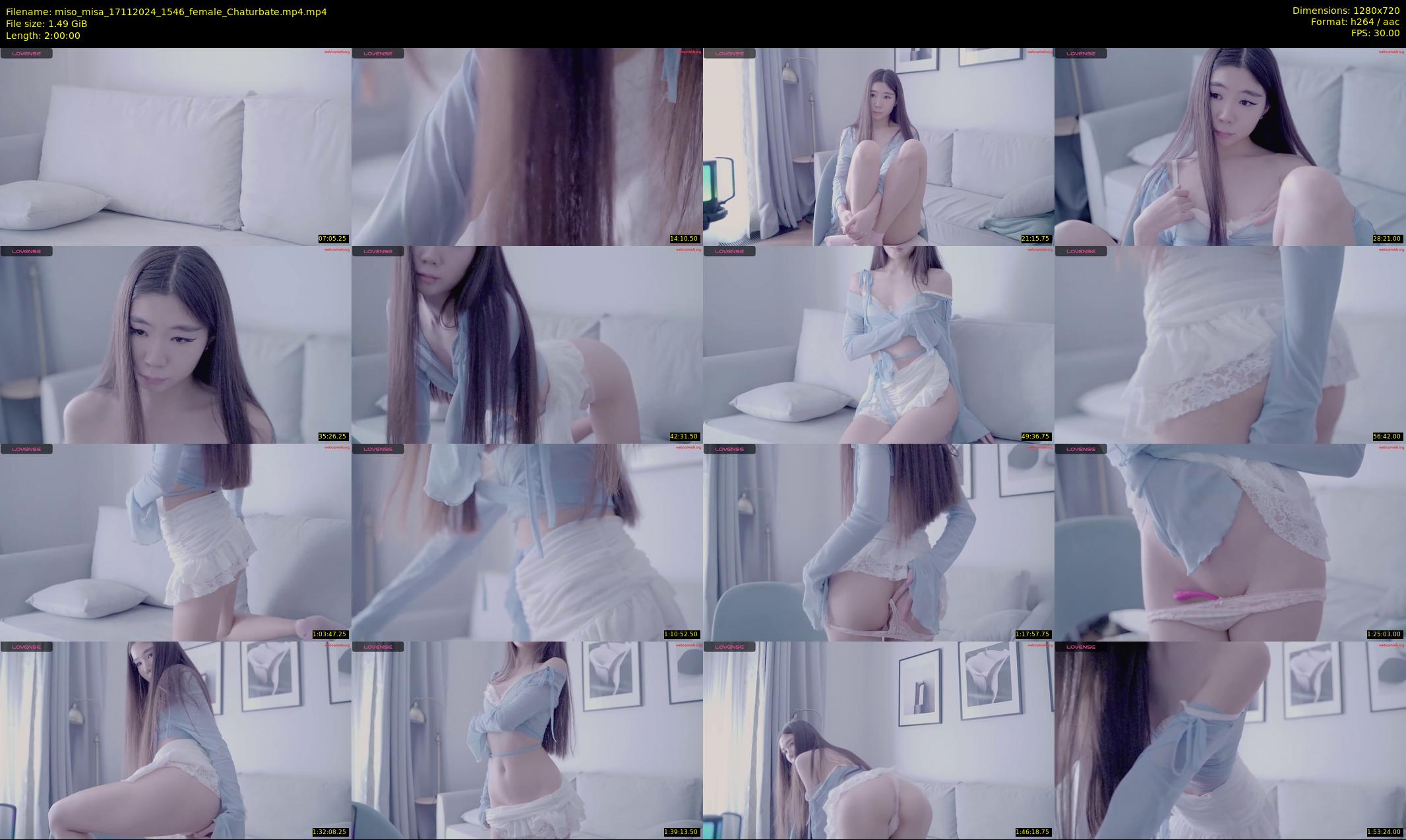 miso_misa — 120 minute Chaturbate female cam show recording, 720p, Nov 17, 2024