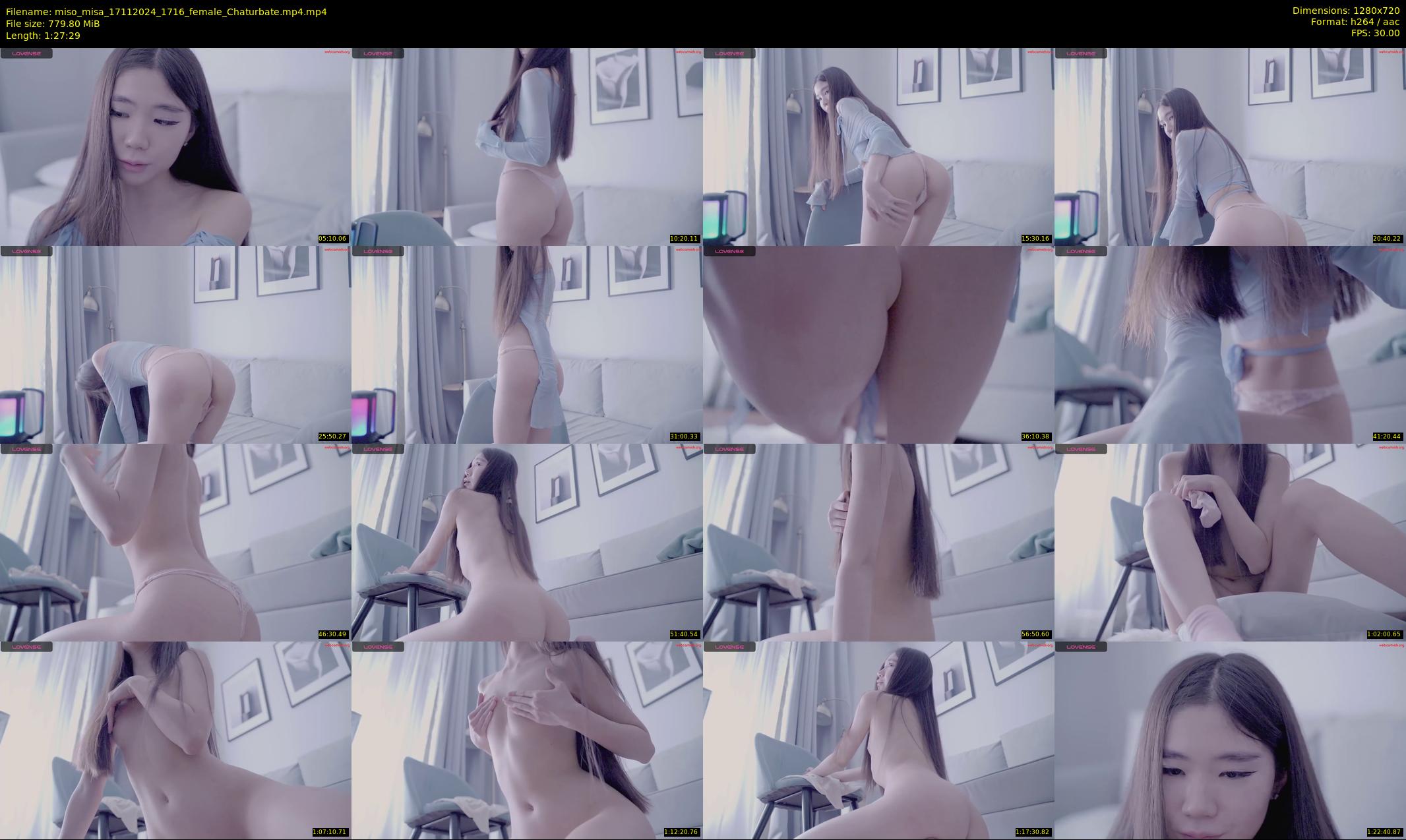 miso_misa — 88 minute Chaturbate female cam show recording, 720p, Nov 17, 2024