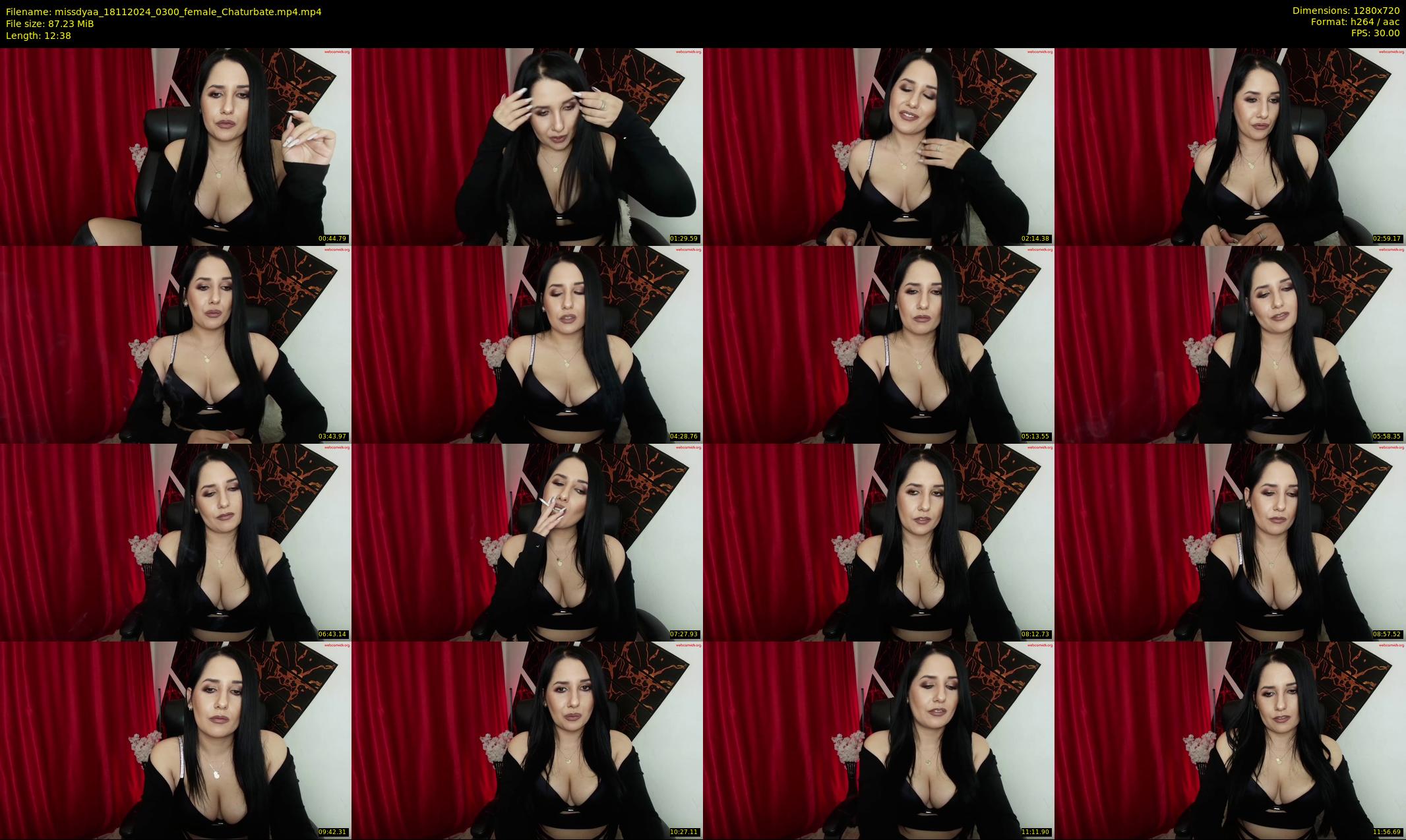 missdyaa — 13 minute Chaturbate female cam show recording, 720p, Nov 18, 2024