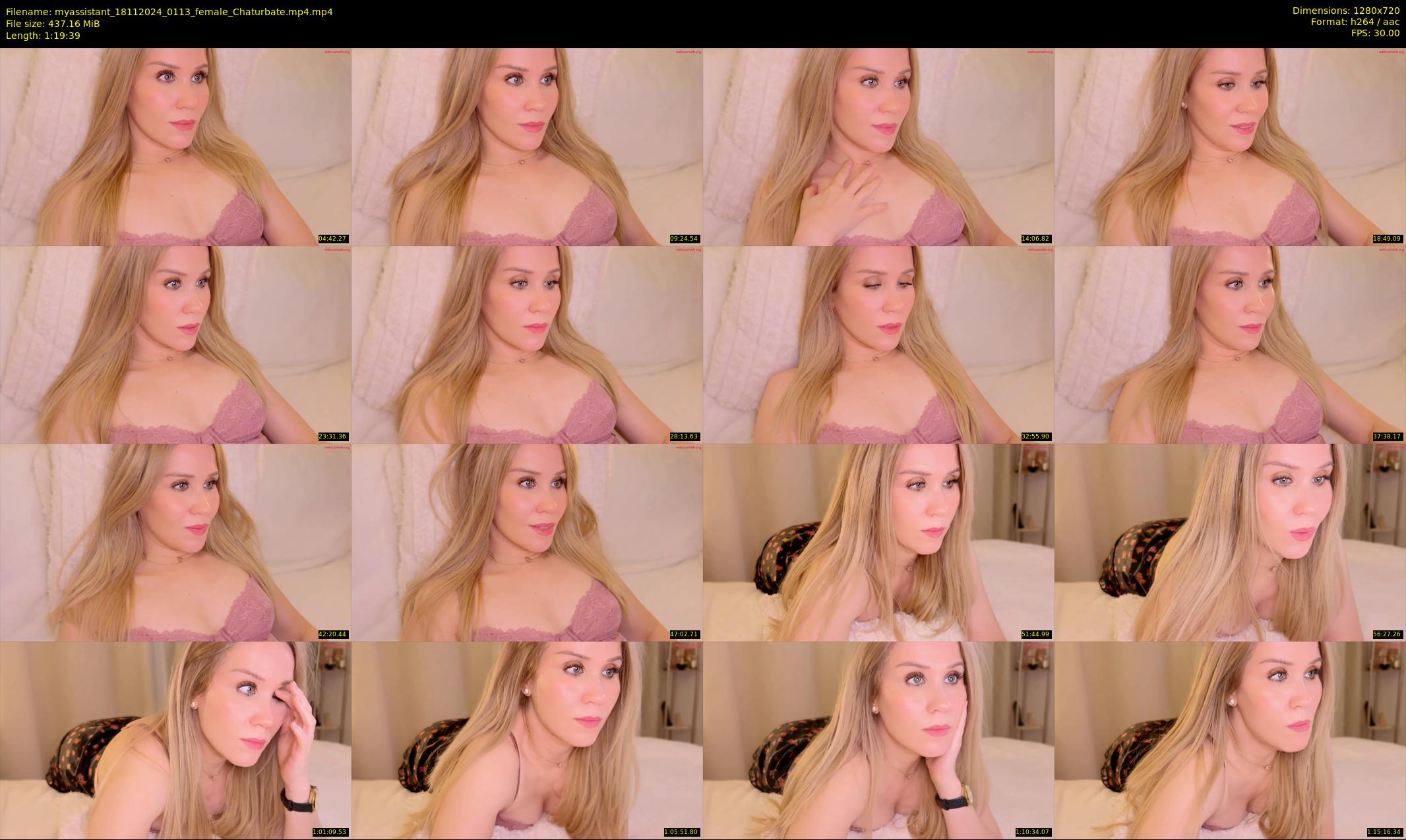 myassistant — 80 minute Chaturbate female cam show recording, 720p, Nov 18, 2024