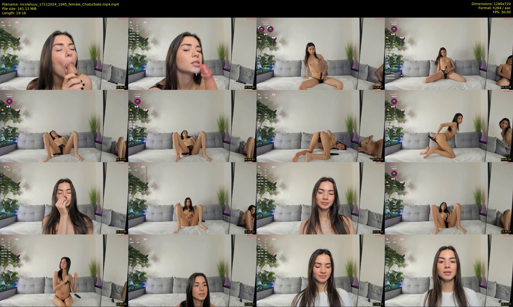nicoleluuv — 20 minute Chaturbate female cam show recording, 720p, Nov 17, 2024