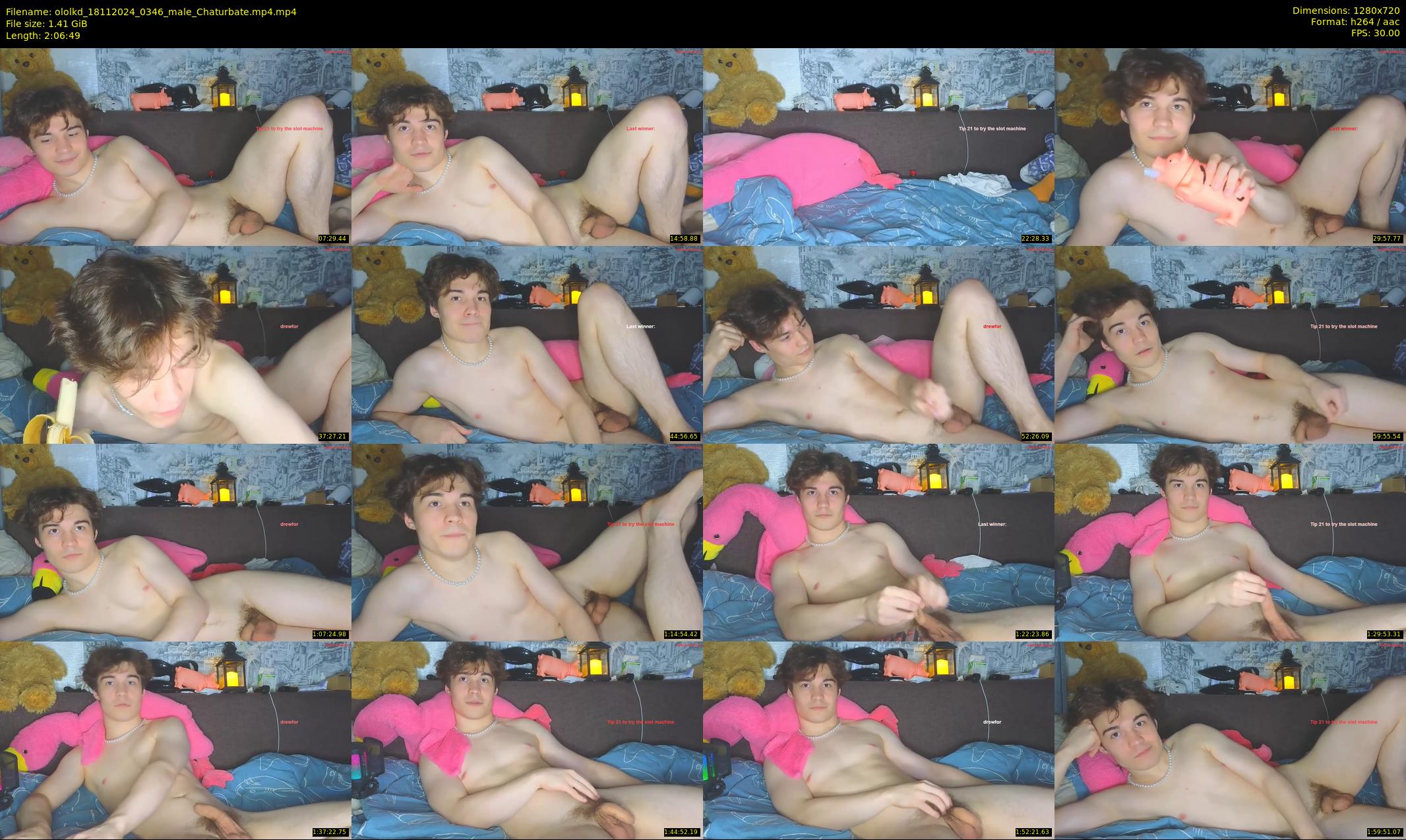 ololkd — 127 minute Chaturbate male cam show recording, 720p, Nov 18, 2024