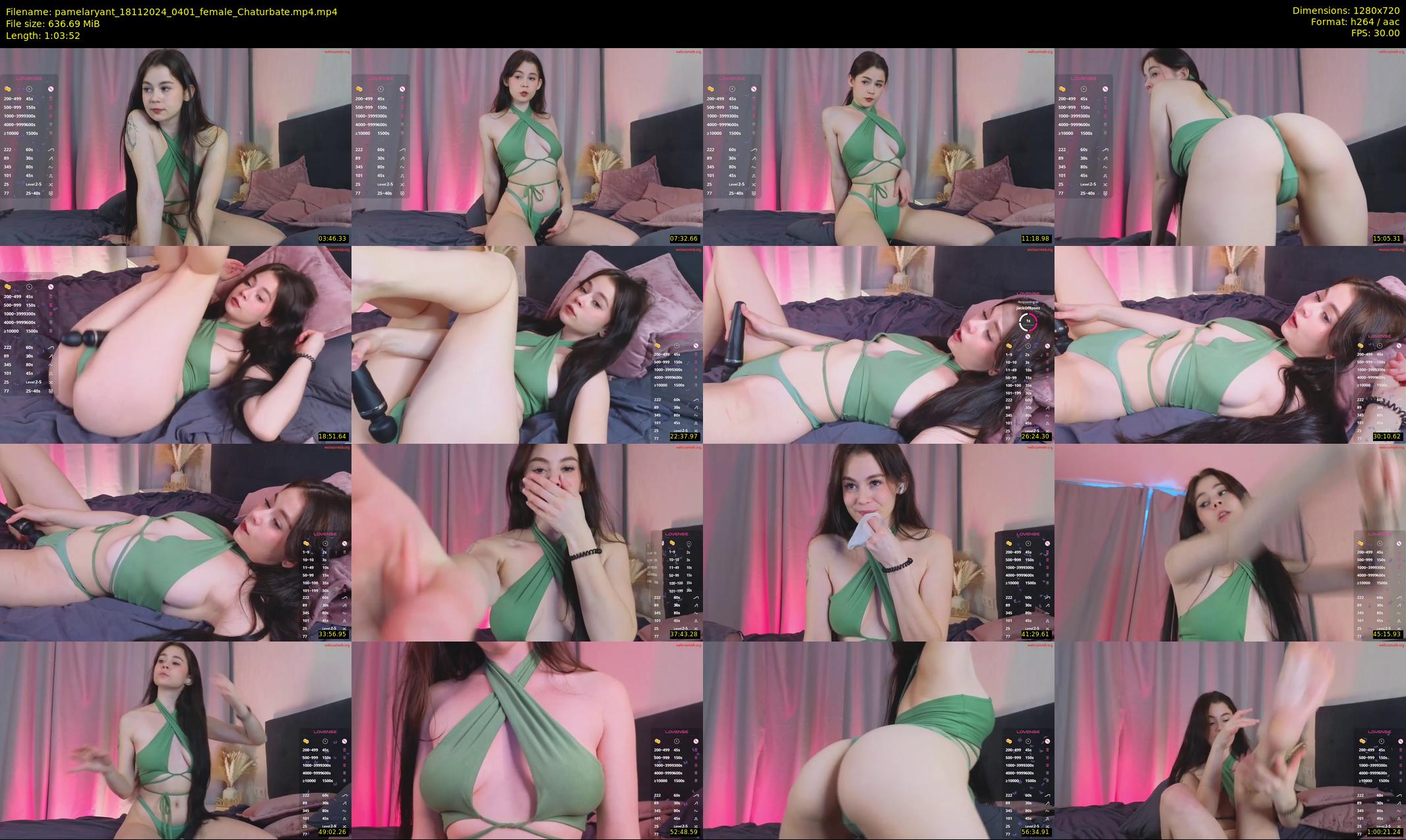 pamelaryant — 64 minute Chaturbate female cam show recording, 720p, Nov 18, 2024