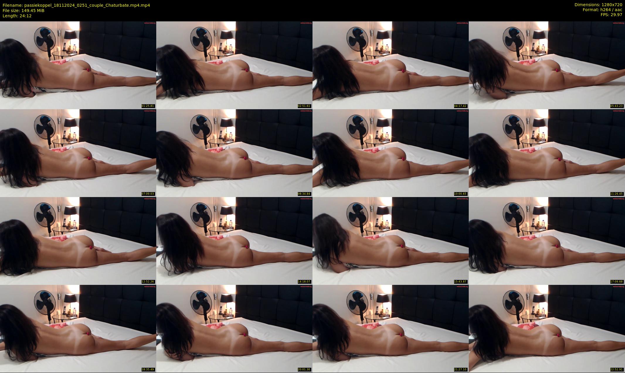 passiekoppel — 25 minute Chaturbate couple cam show recording, 720p, Nov 18, 2024