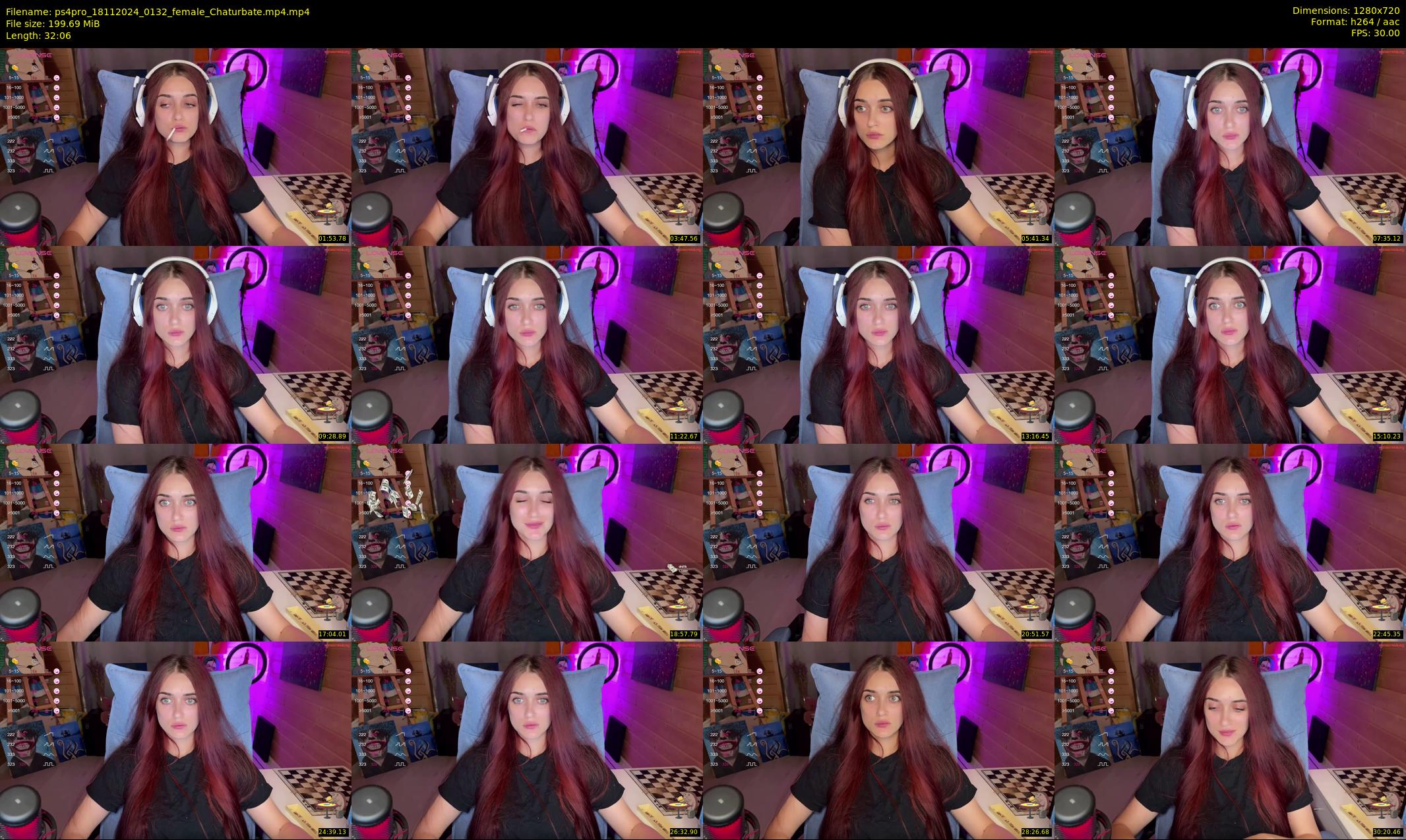 ps4pro — 33 minute Chaturbate female cam show recording, 720p, Nov 18, 2024