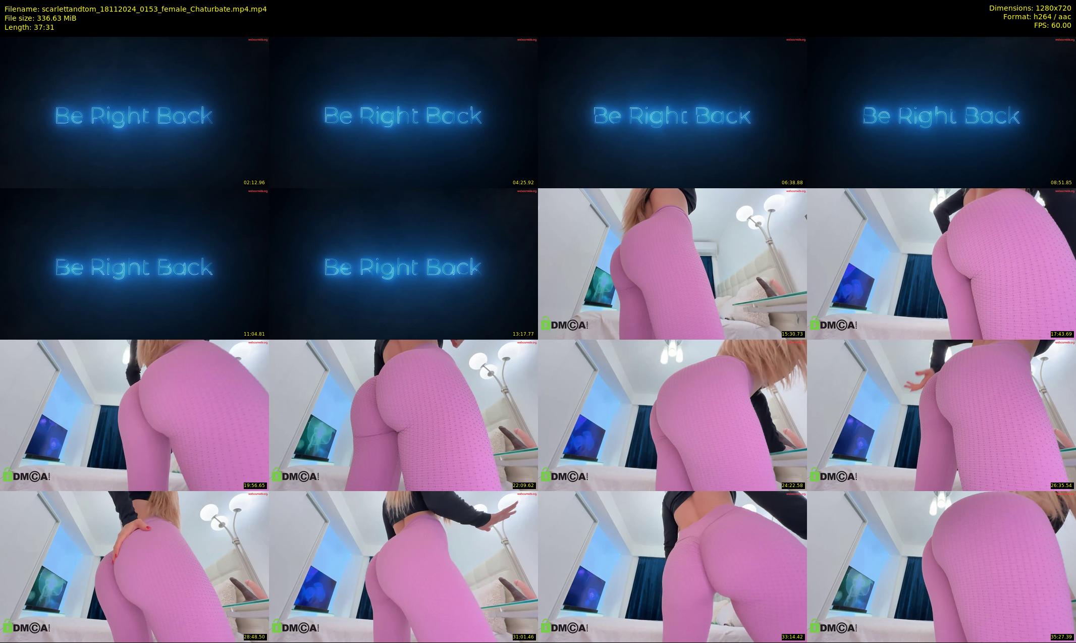 scarlettandtom — 38 minute Chaturbate couple cam show recording, 720p, Nov 18, 2024