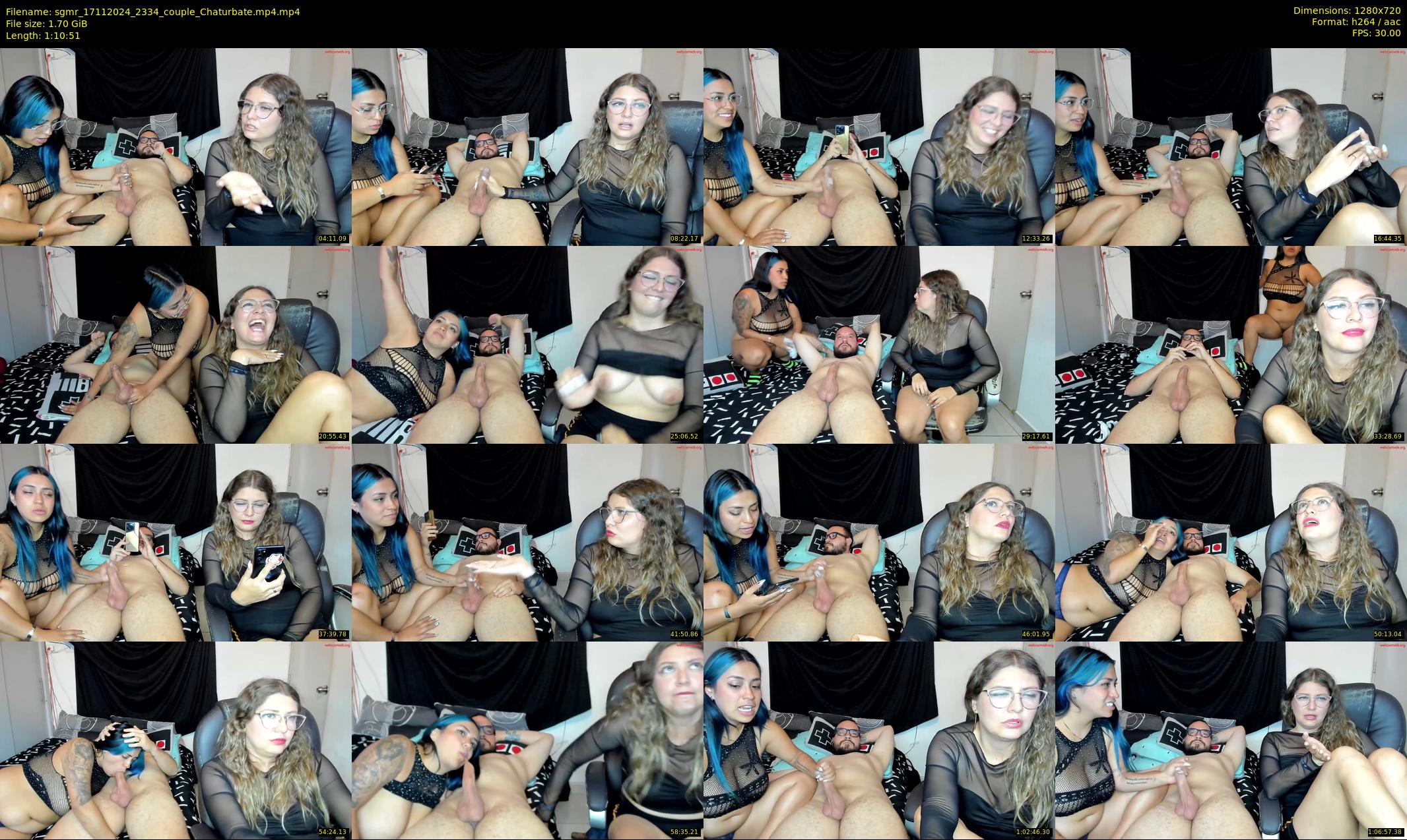 sgmr — 71 minute Chaturbate couple cam show recording, 720p, Nov 17, 2024