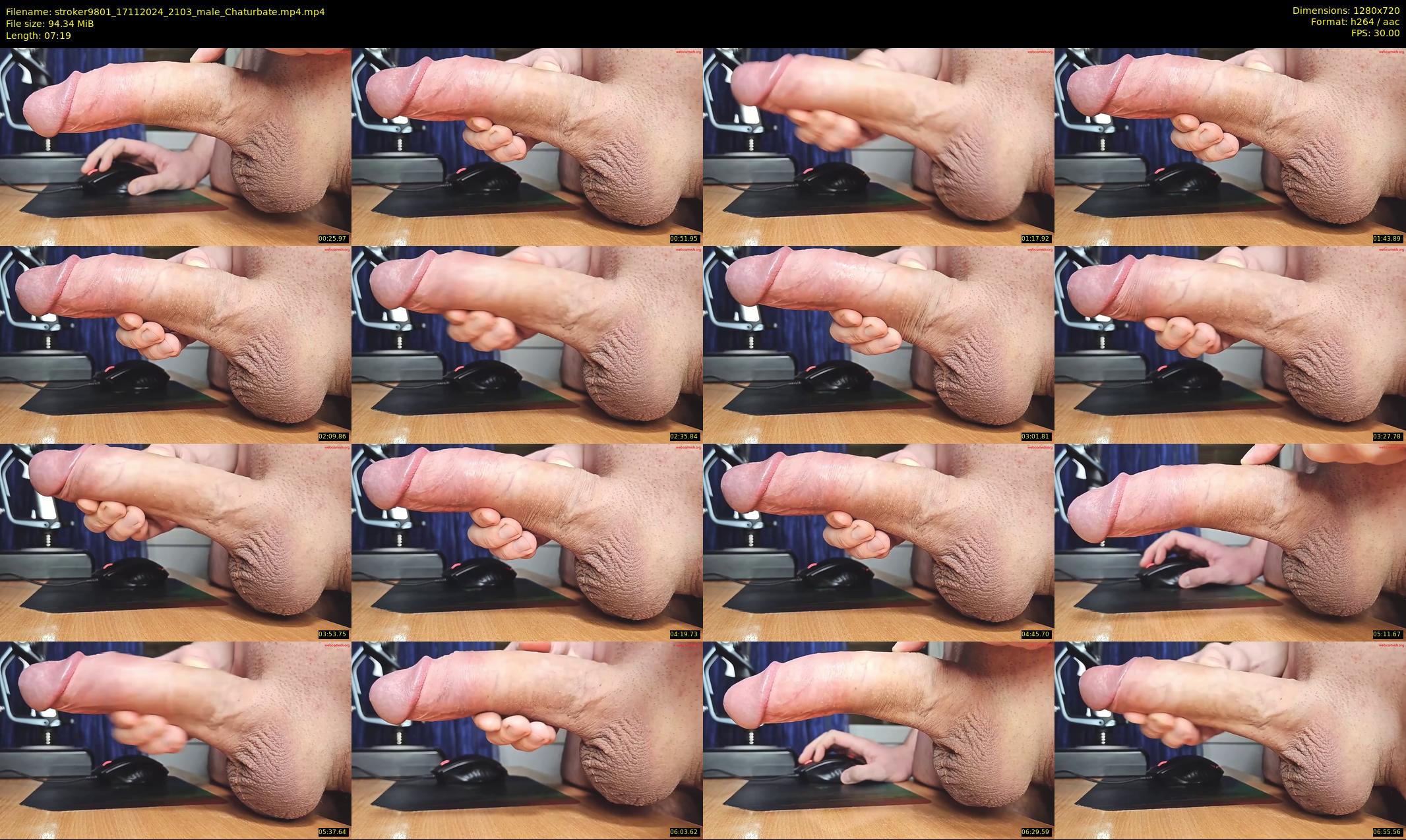 stroker9801 — 8 minute Chaturbate male cam show recording, 720p, Nov 17, 2024