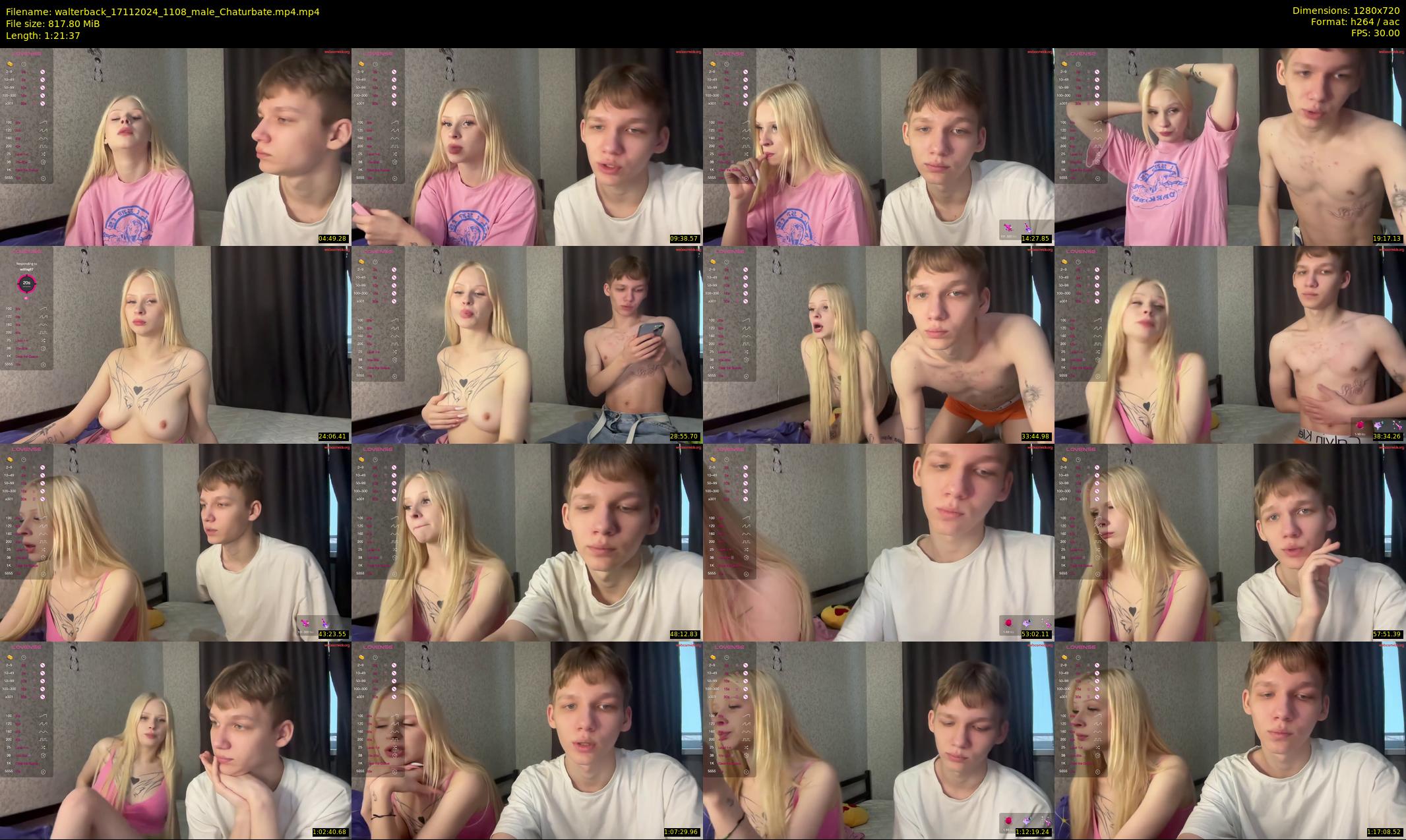 walterback — 82 minute Chaturbate male cam show recording, 720p, Nov 17, 2024
