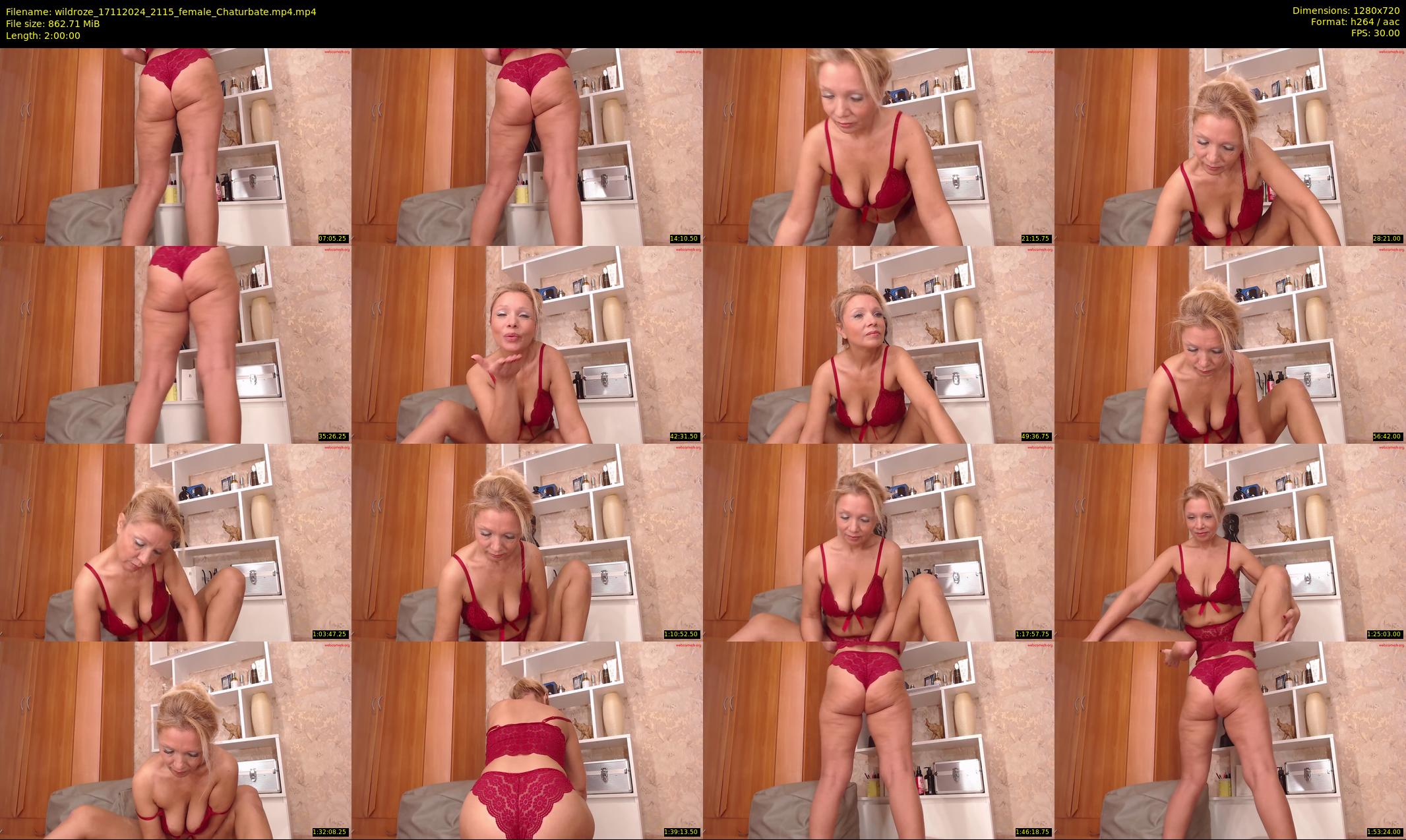 wildroze — 120 minute Chaturbate female cam show recording, 720p, Nov 17, 2024
