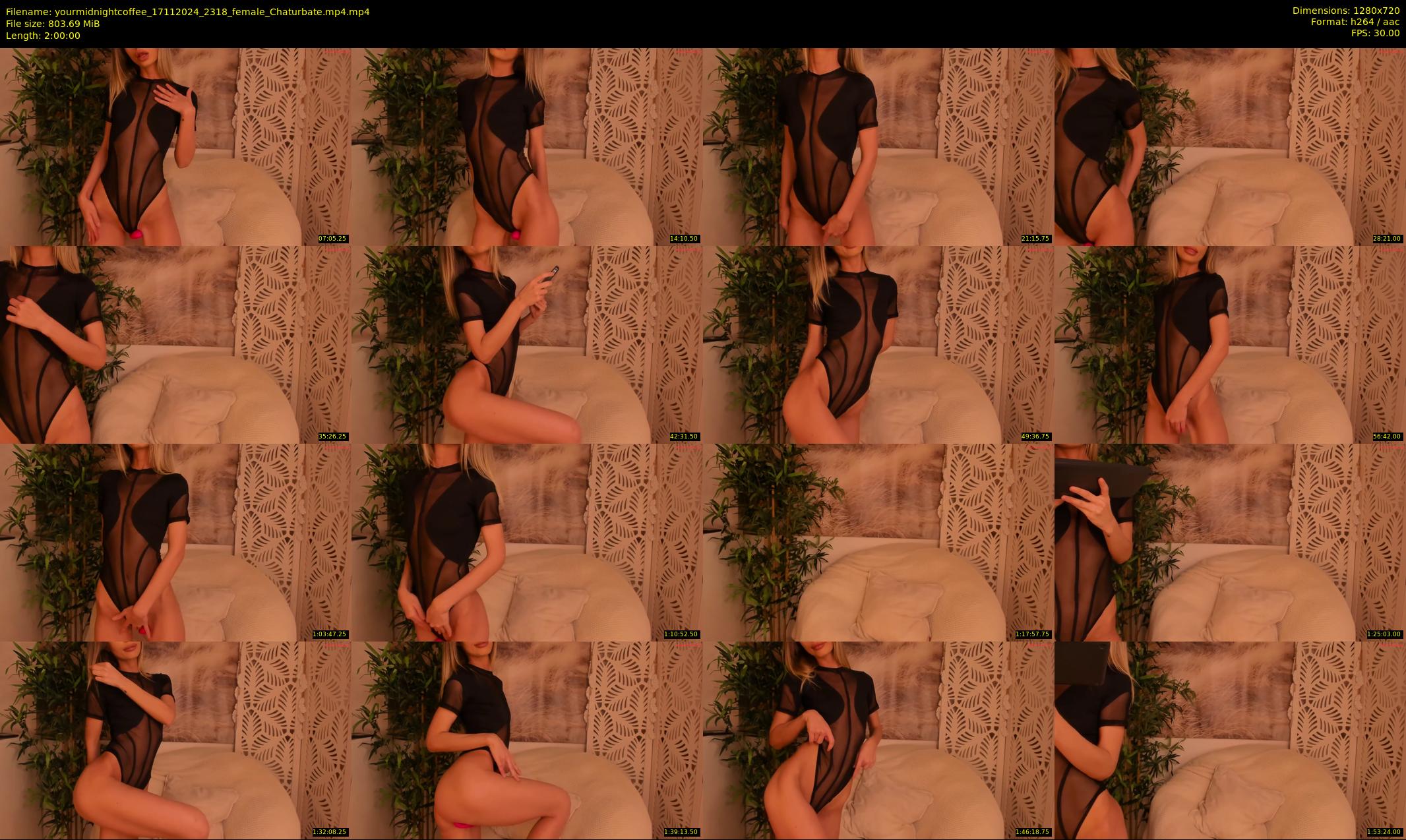 yourmidnightcoffee — 120 minute Chaturbate female cam show recording, 720p, Nov 17, 2024