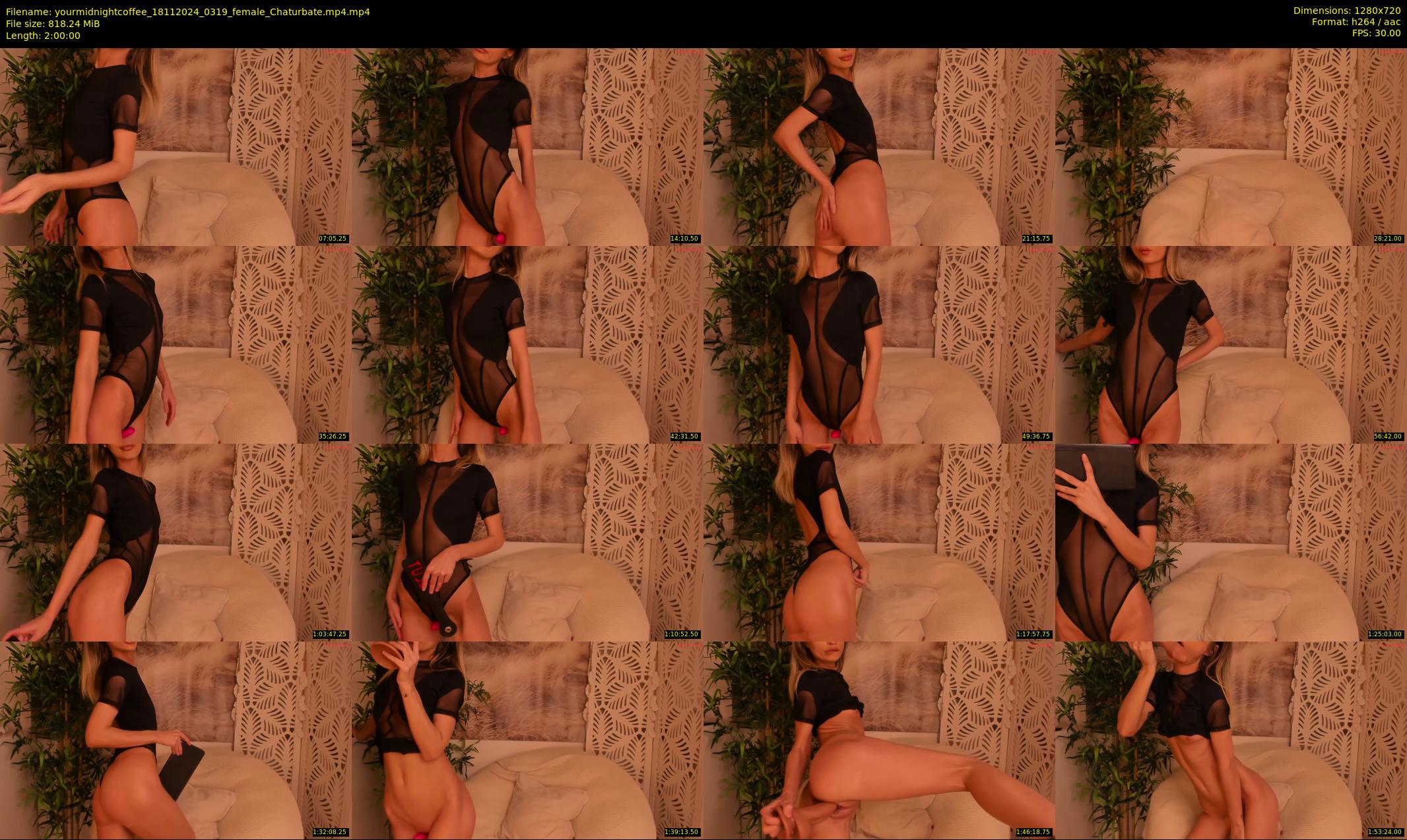 yourmidnightcoffee — 120 minute Chaturbate female cam show recording, 720p, Nov 18, 2024