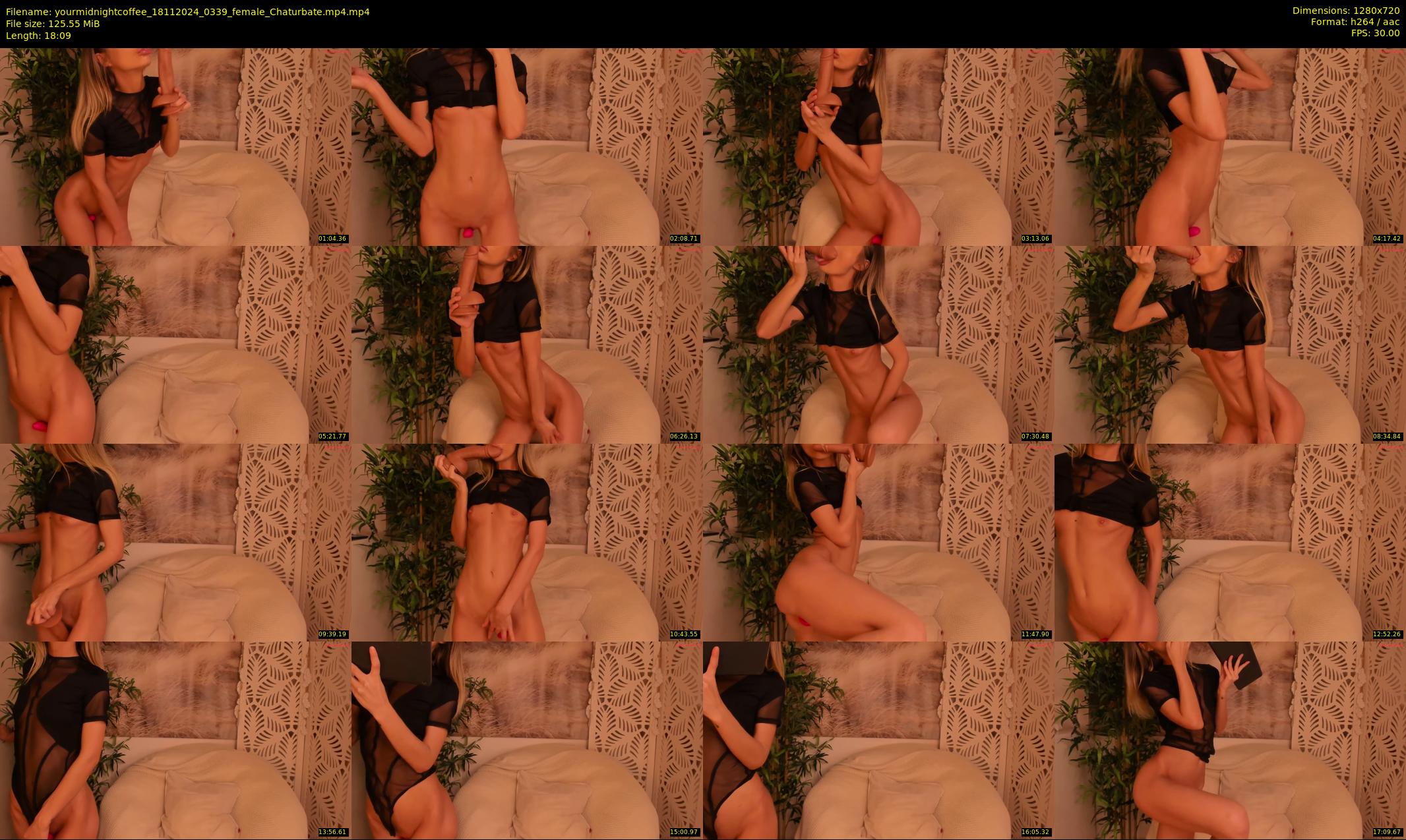 yourmidnightcoffee — 19 minute Chaturbate female cam show recording, 720p, Nov 18, 2024