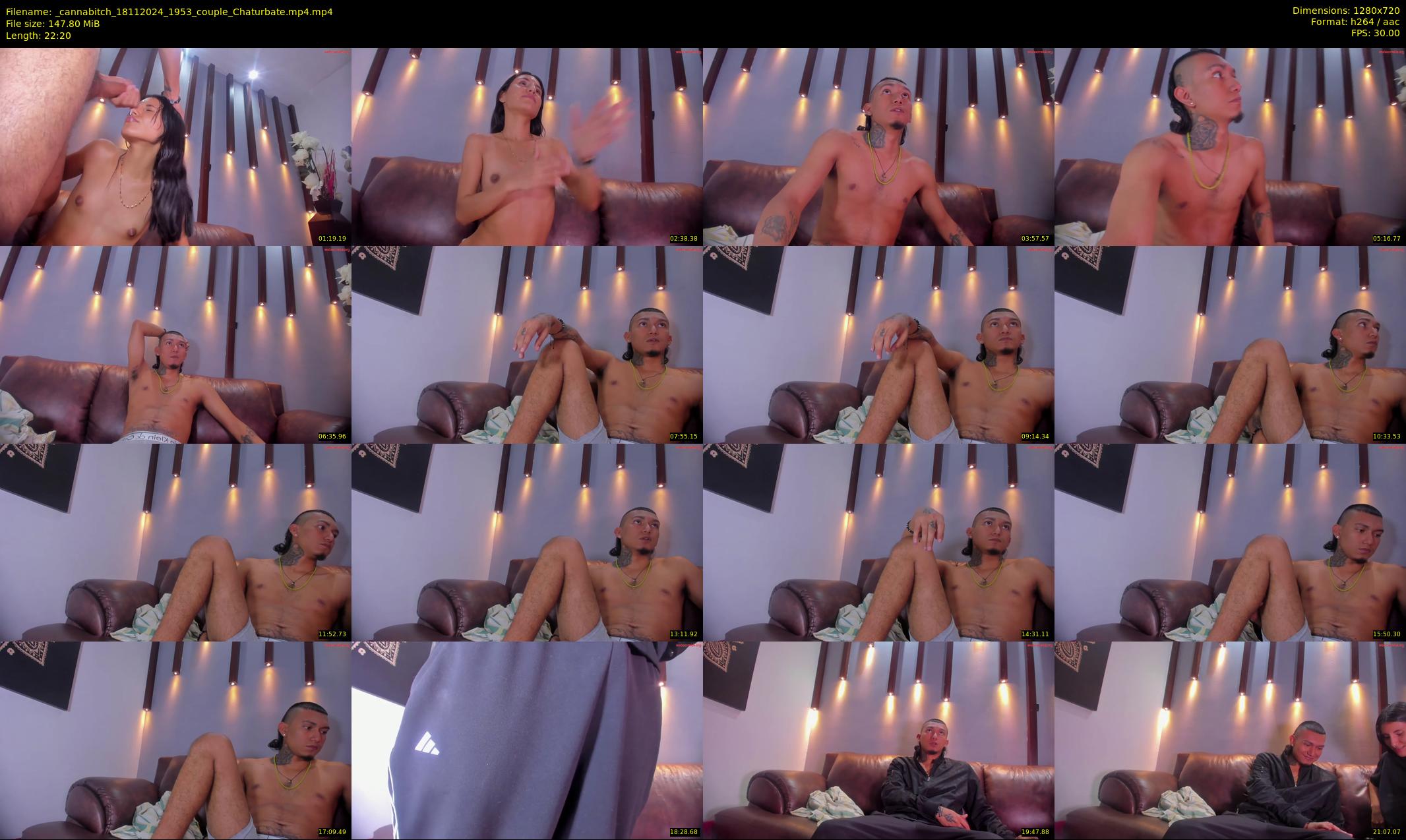 _cannabitch — 23 minute Chaturbate couple cam show recording, 720p, Nov 18, 2024