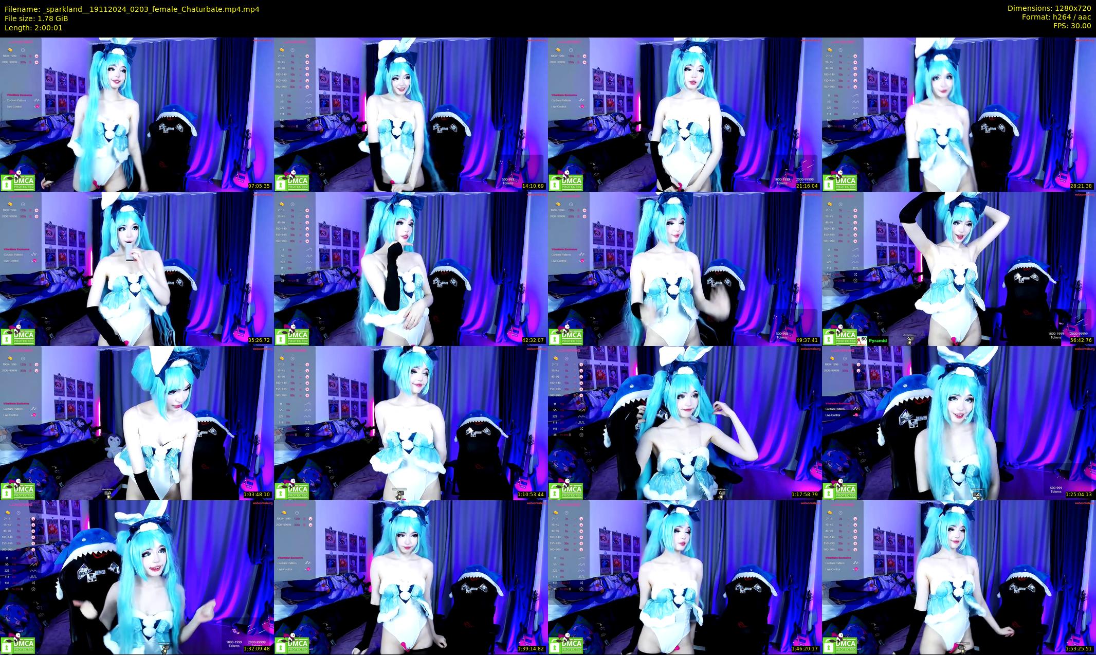 _sparkland_ — 121 minute Chaturbate female cam show recording, 720p, Nov 19, 2024