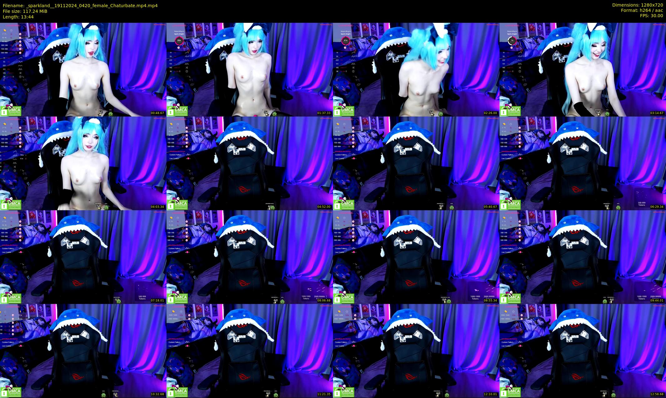 _sparkland_ — 14 minute Chaturbate female cam show recording, 720p, Nov 19, 2024