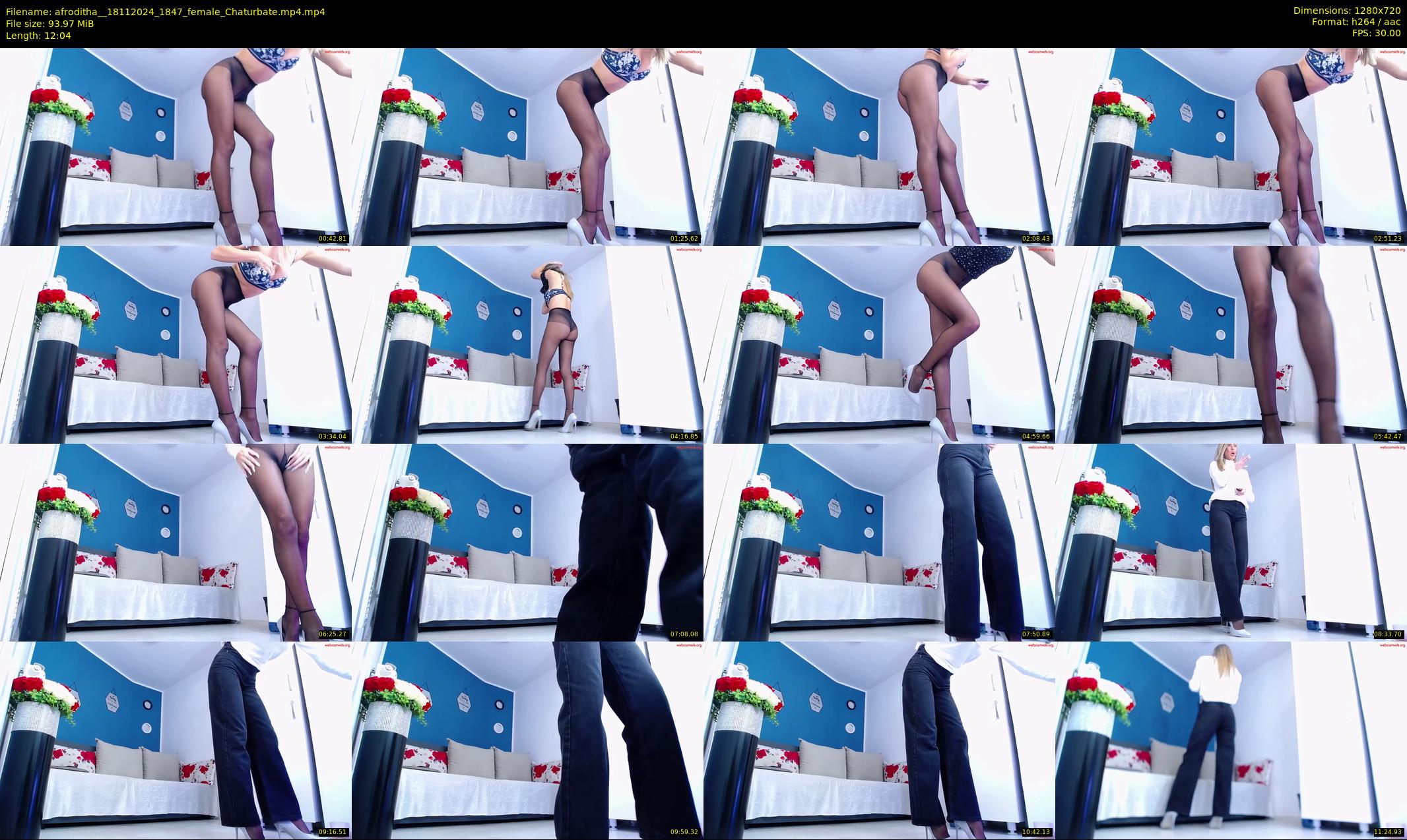afroditha_ — 13 minute Chaturbate female cam show recording, 720p, Nov 18, 2024