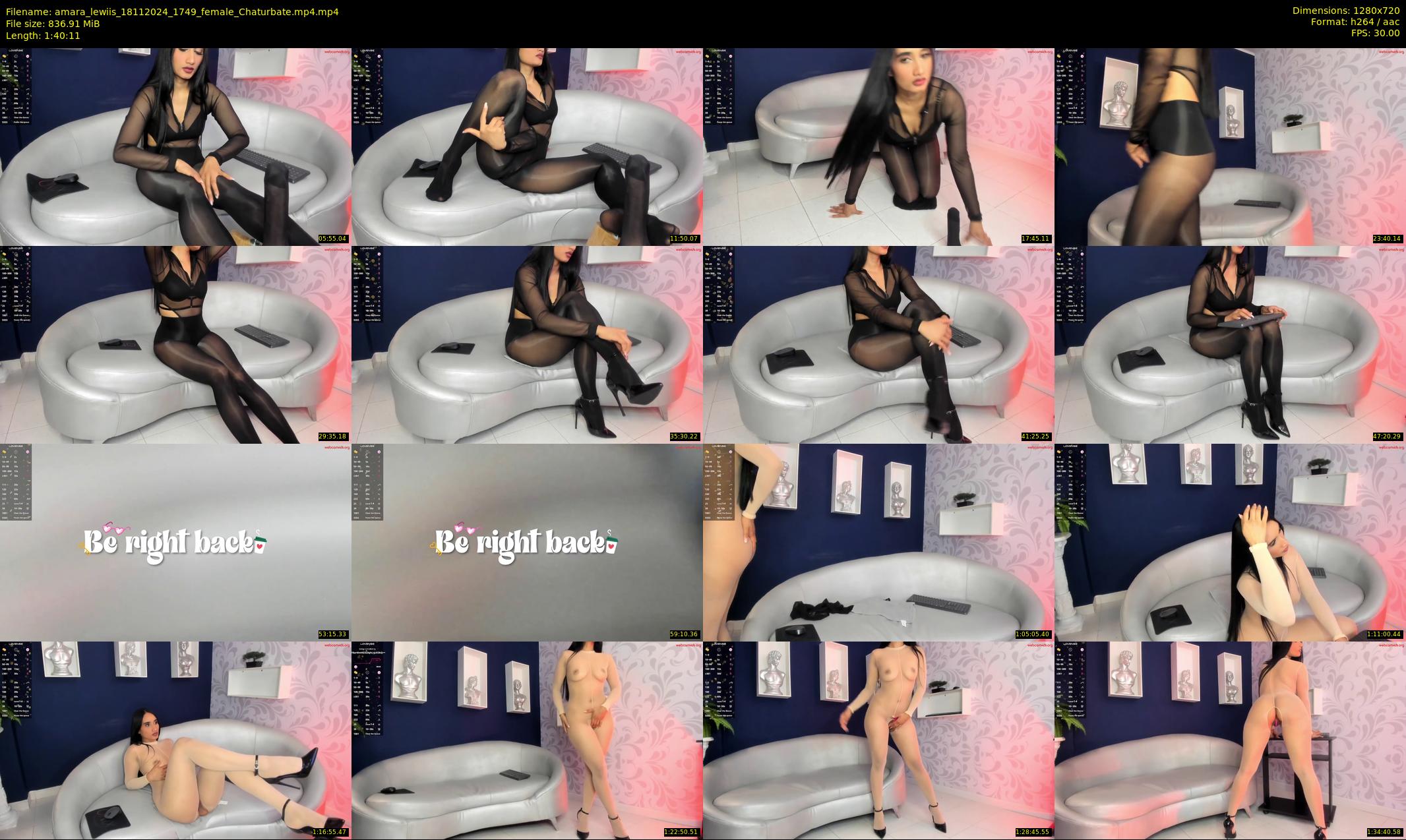 amara_lewiis — 101 minute Chaturbate female cam show recording, 720p, Nov 18, 2024
