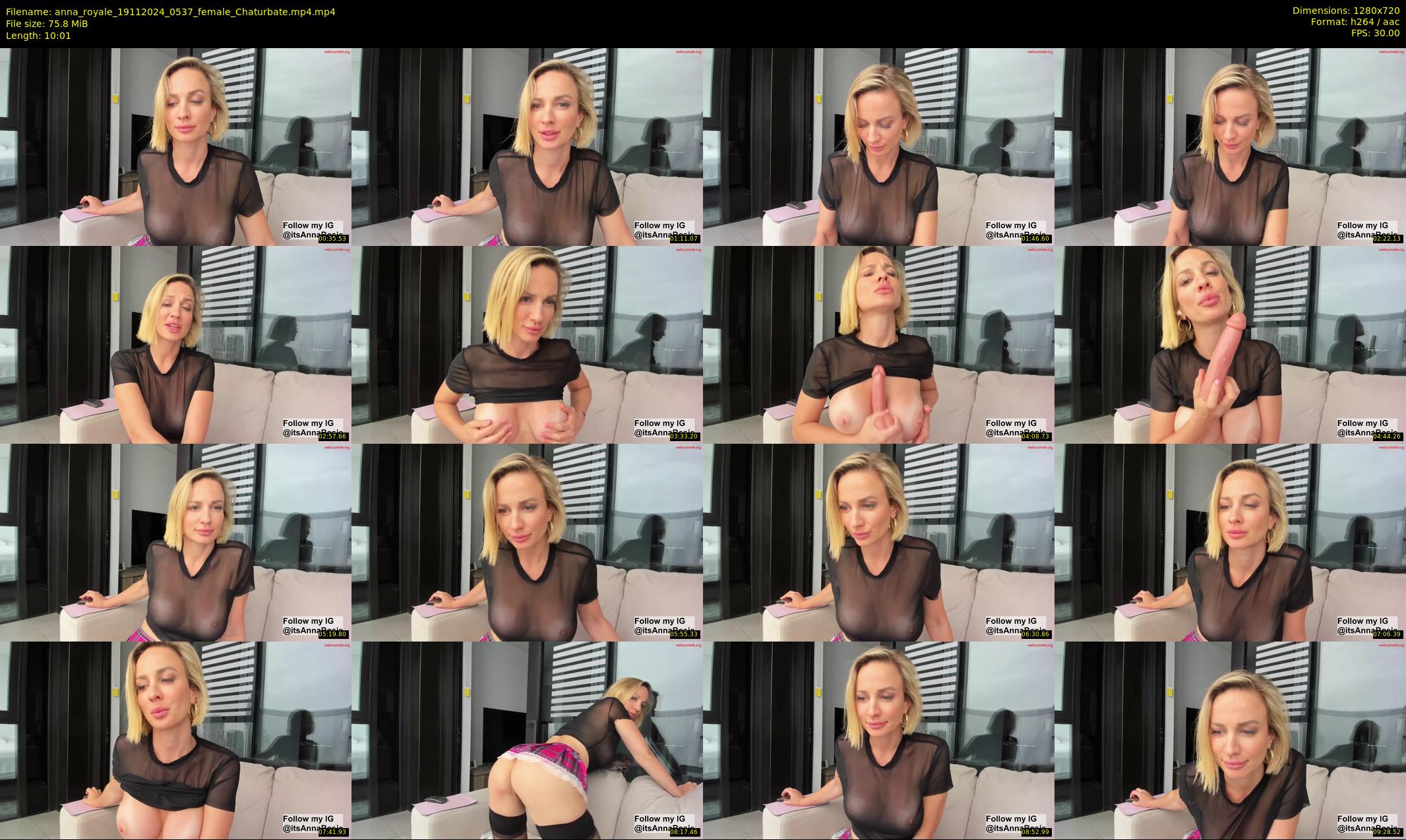 anna_royale — 11 minute Chaturbate female cam show recording, 720p, Nov 19, 2024
