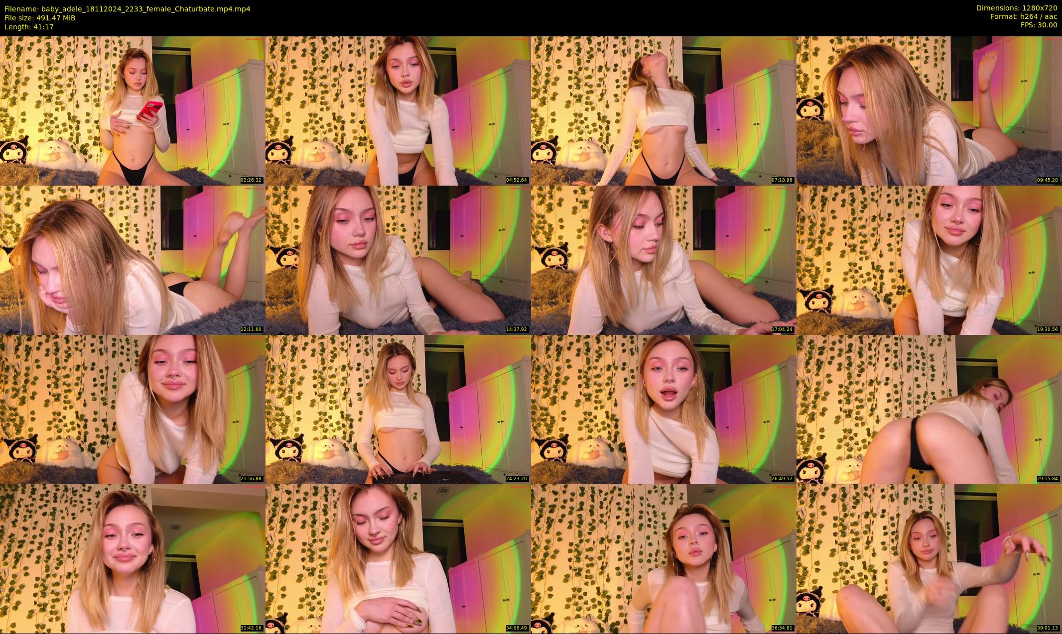 baby_adele — 42 minute Chaturbate female cam show recording, 720p, Nov 18, 2024
