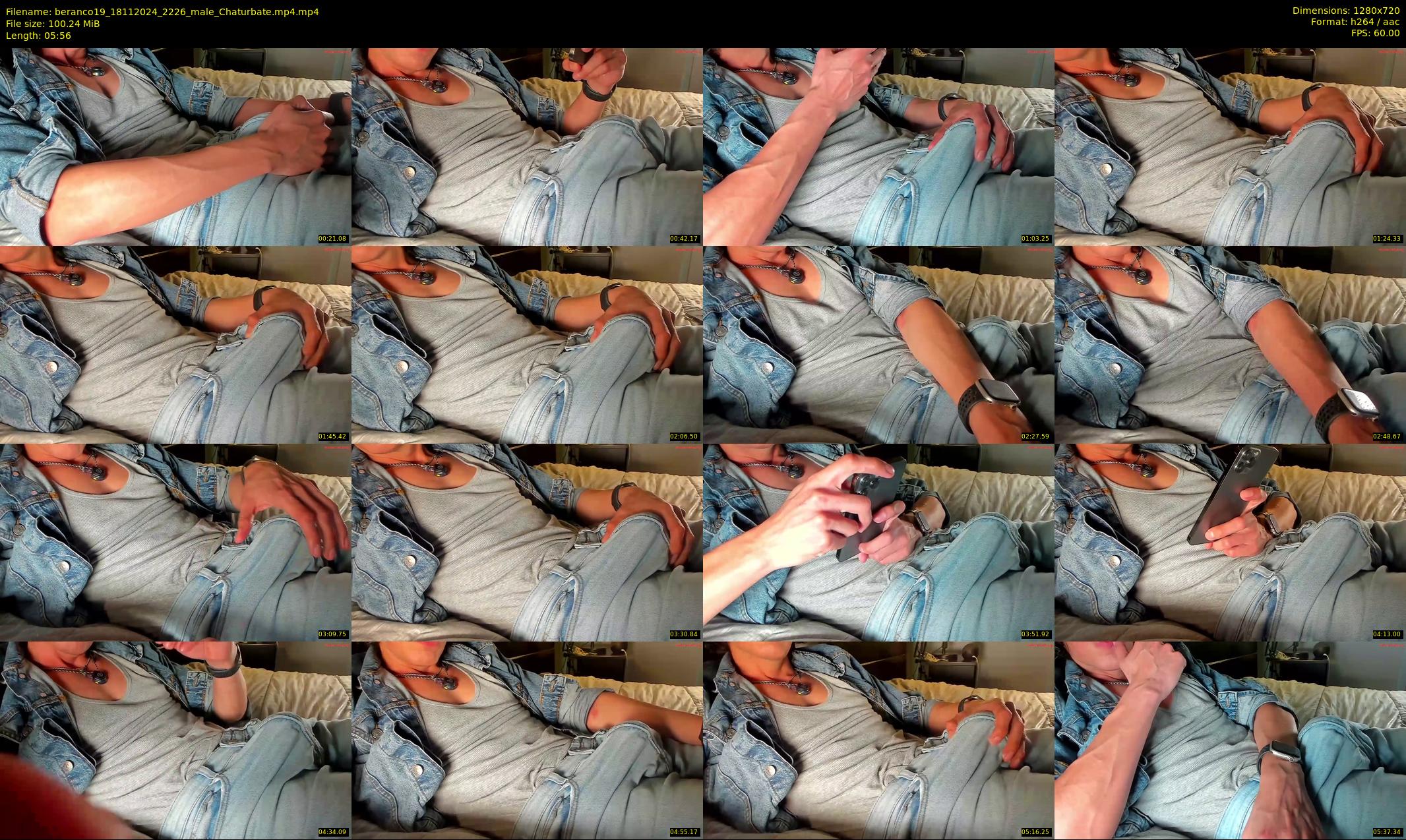 beranco19 — 6 minute Chaturbate male cam show recording, 720p, Nov 18, 2024