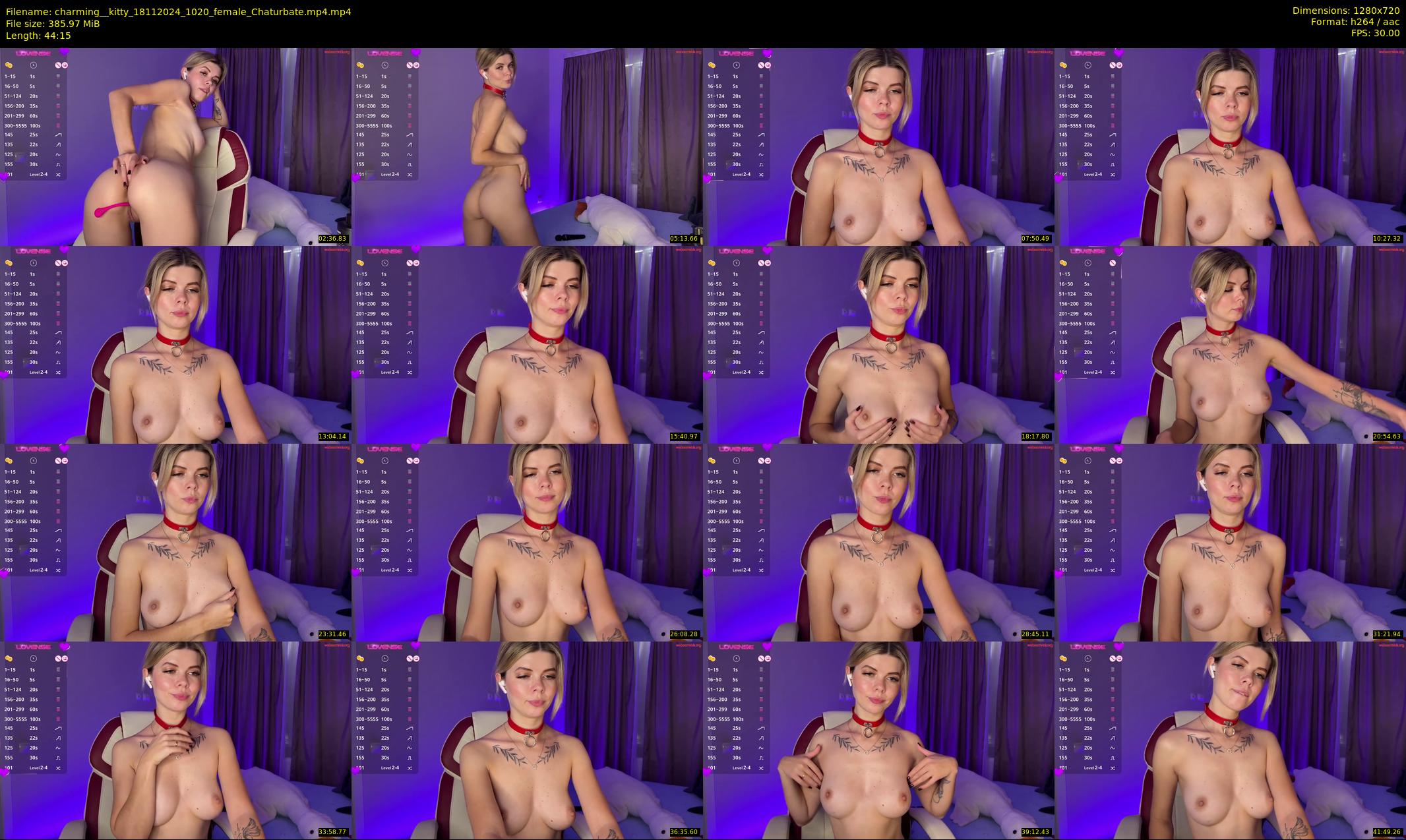 charming__kitty — 45 minute Chaturbate female cam show recording, 720p, Nov 18, 2024