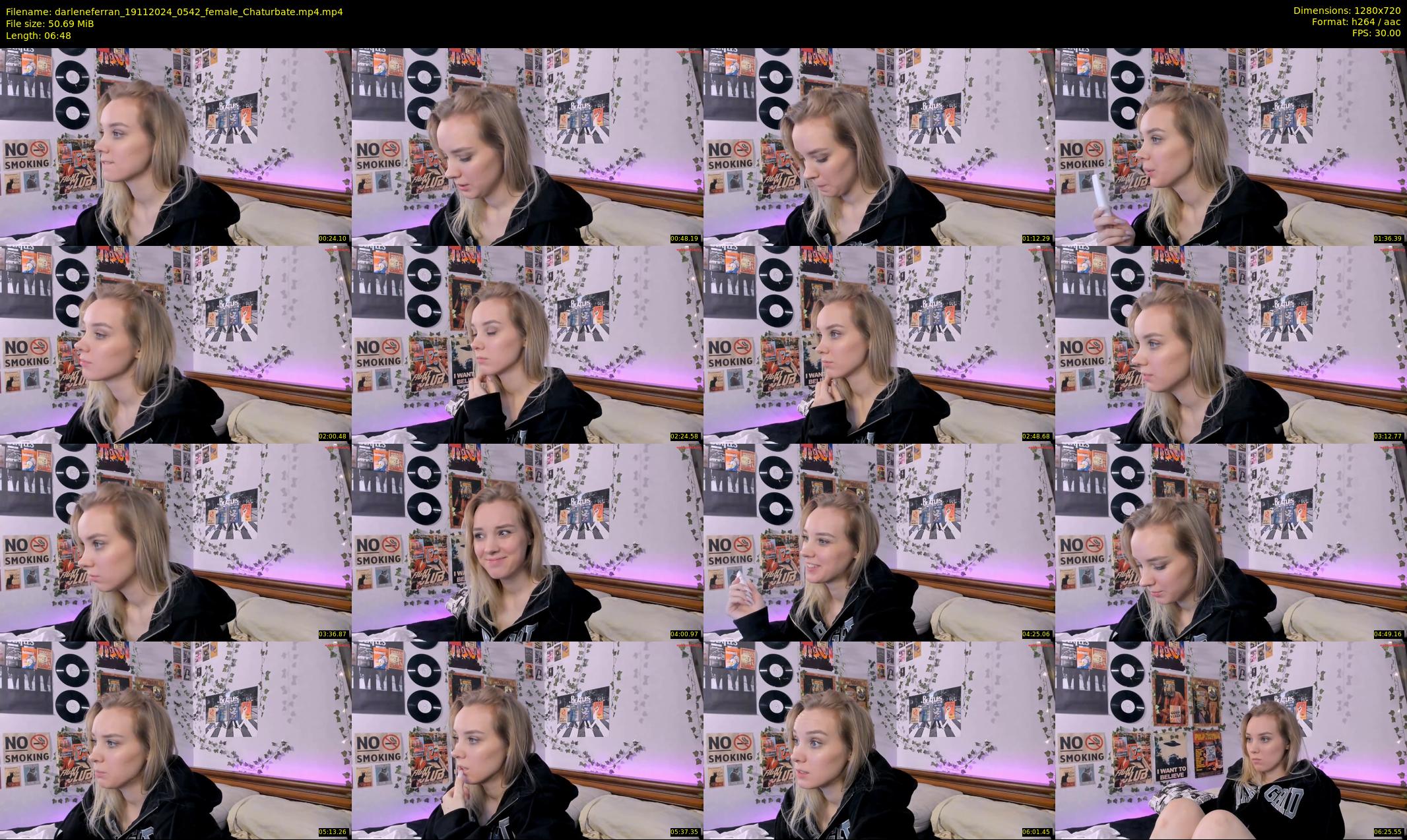 darleneferran — 7 minute Chaturbate female cam show recording, 720p, Nov 19, 2024