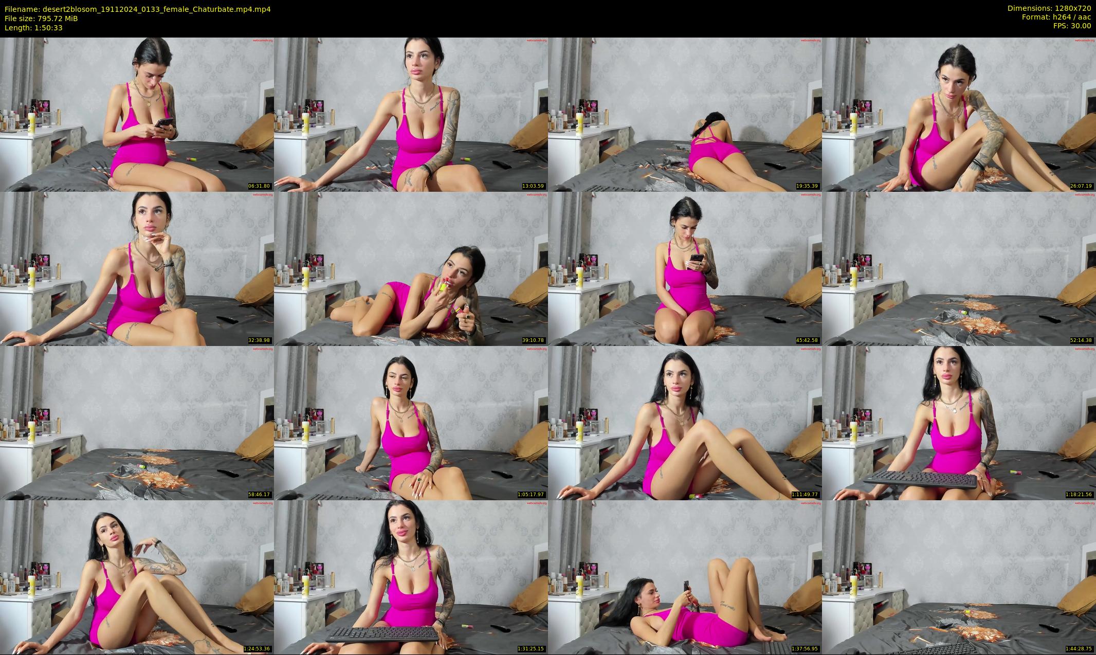 desert2blosom — 111 minute Chaturbate female cam show recording, 720p, Nov 19, 2024