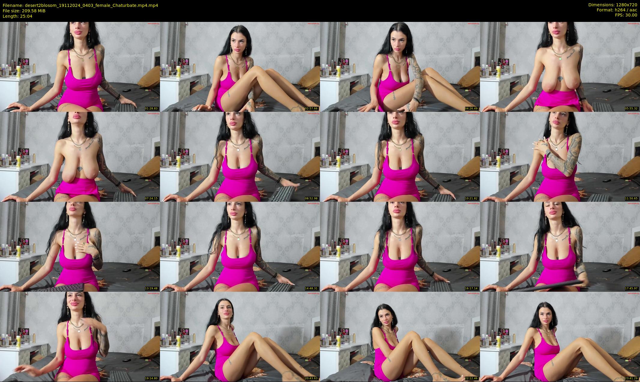 desert2blosom — 26 minute Chaturbate female cam show recording, 720p, Nov 19, 2024