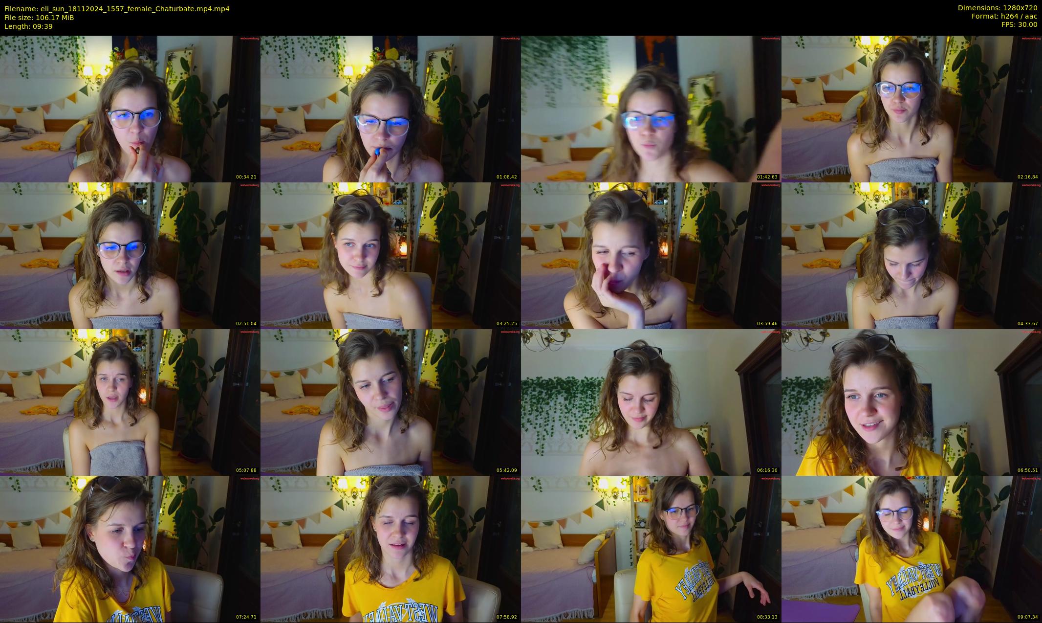 eli_sun — 10 minute Chaturbate female cam show recording, 720p, Nov 18, 2024