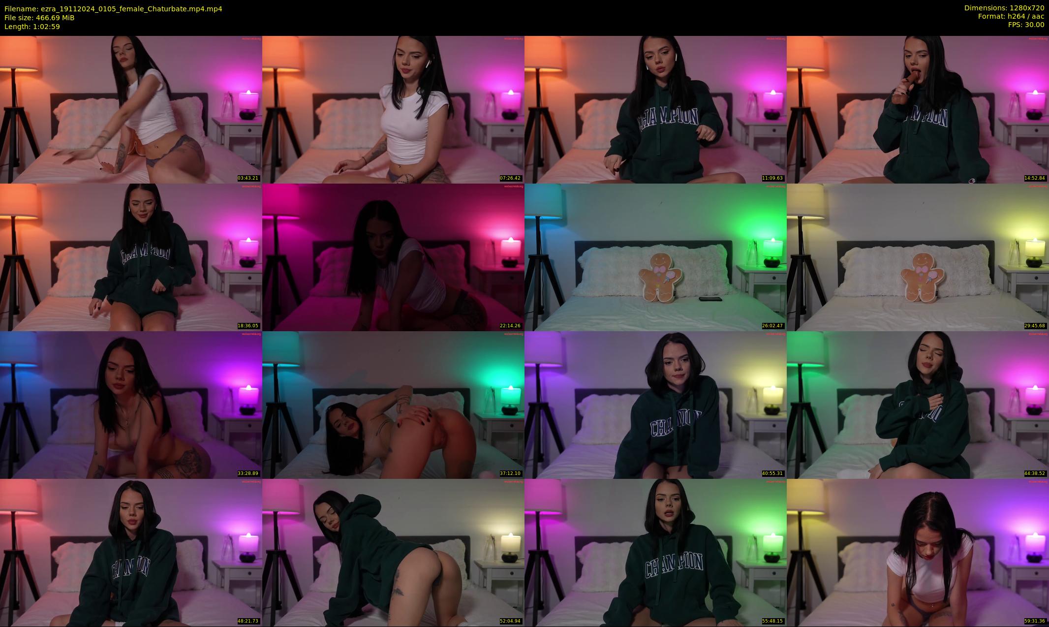 ezra — 63 minute Chaturbate female cam show recording, 720p, Nov 19, 2024