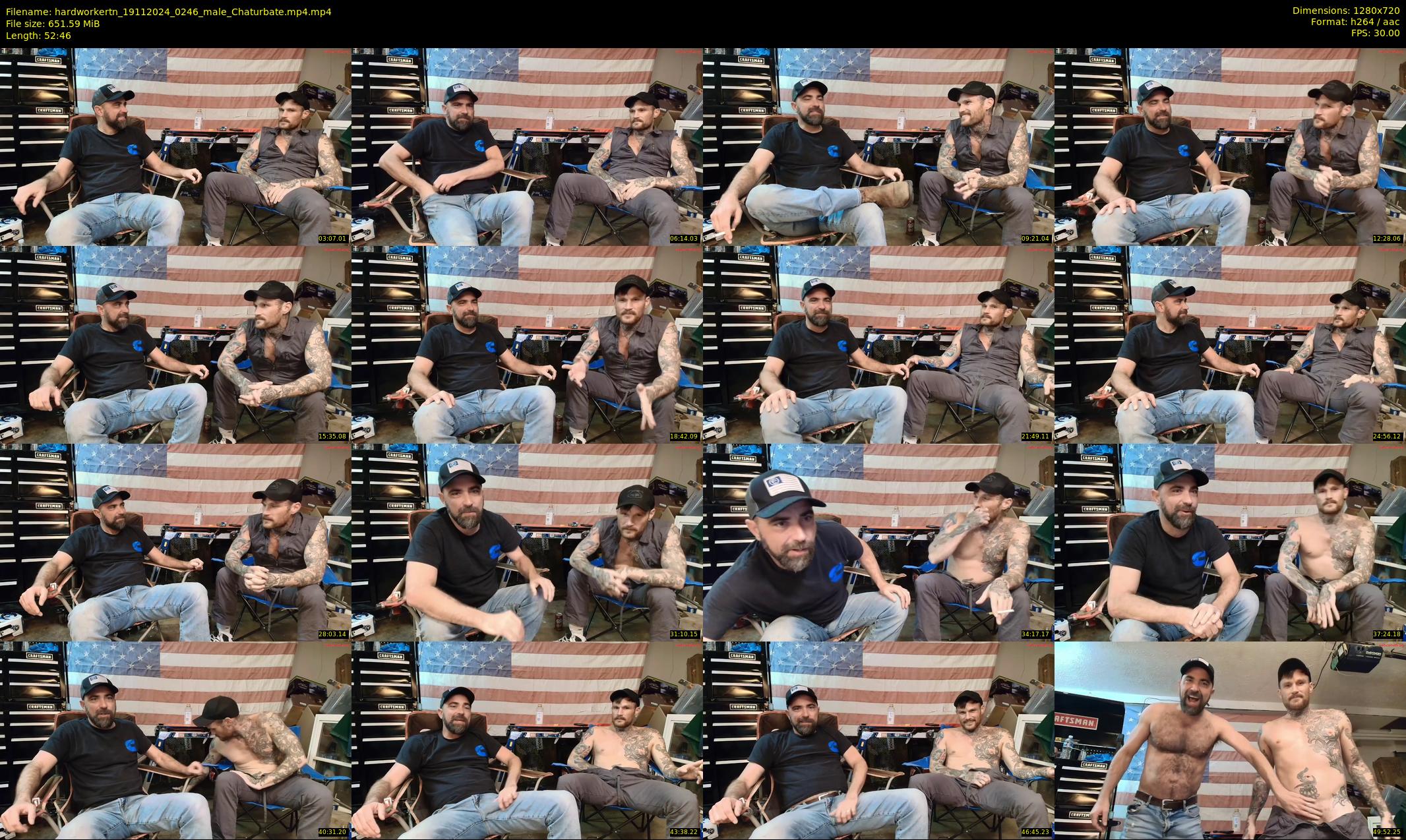 hardworkertn — 53 minute Chaturbate male cam show recording, 720p, Nov 19, 2024
