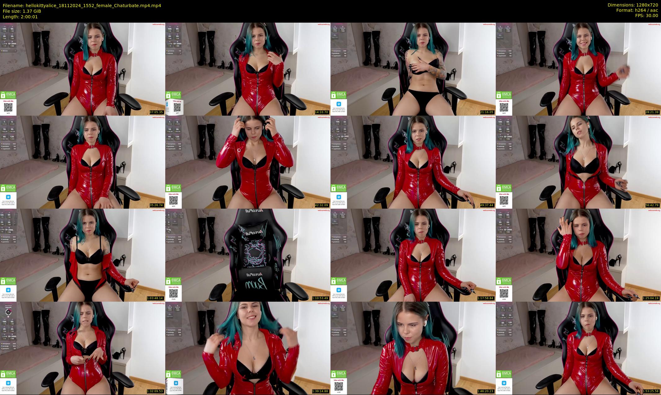 hellokittyalice — 121 minute Chaturbate female cam show recording, 720p, Nov 18, 2024