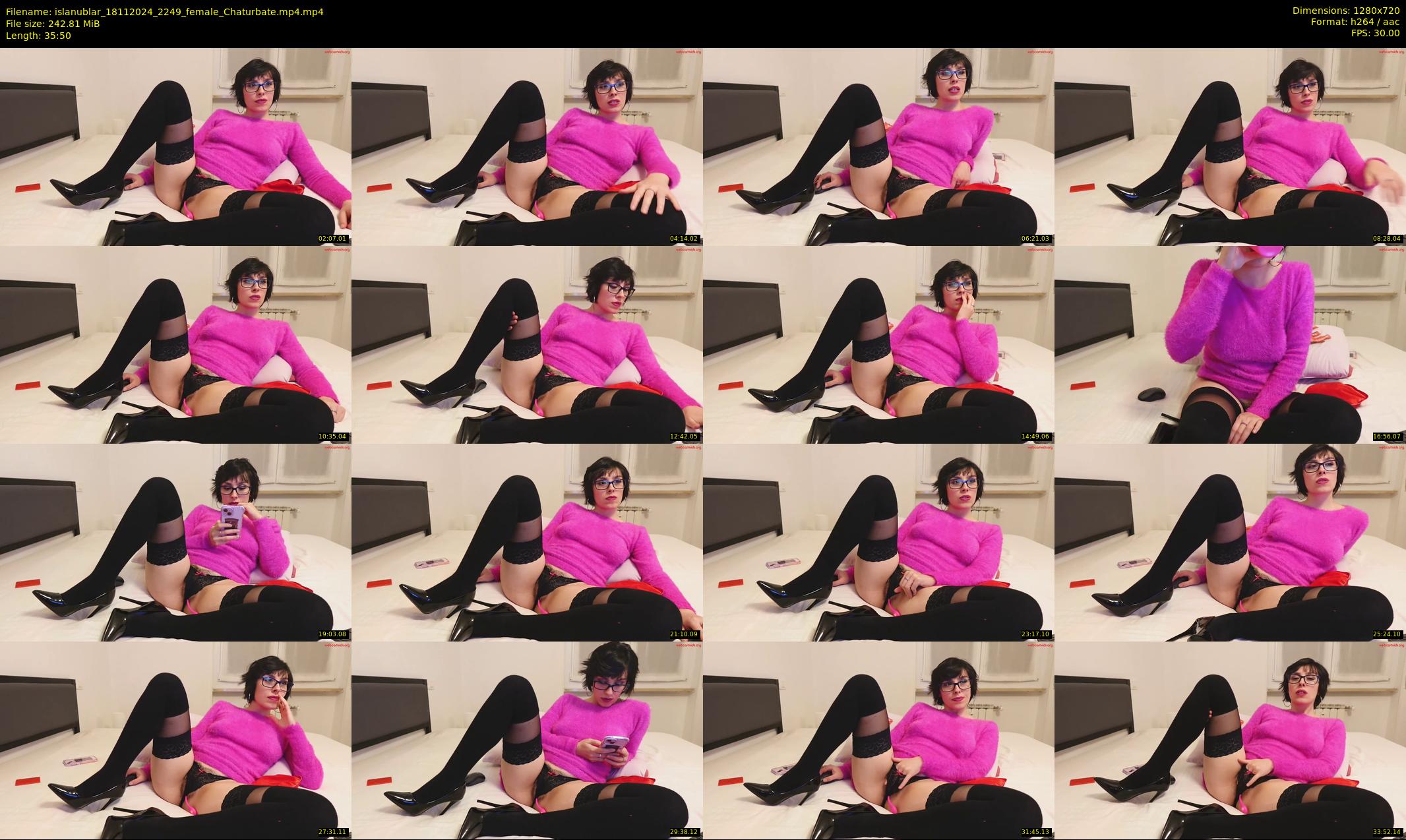 islanublar — 36 minute Chaturbate female cam show recording, 720p, Nov 18, 2024