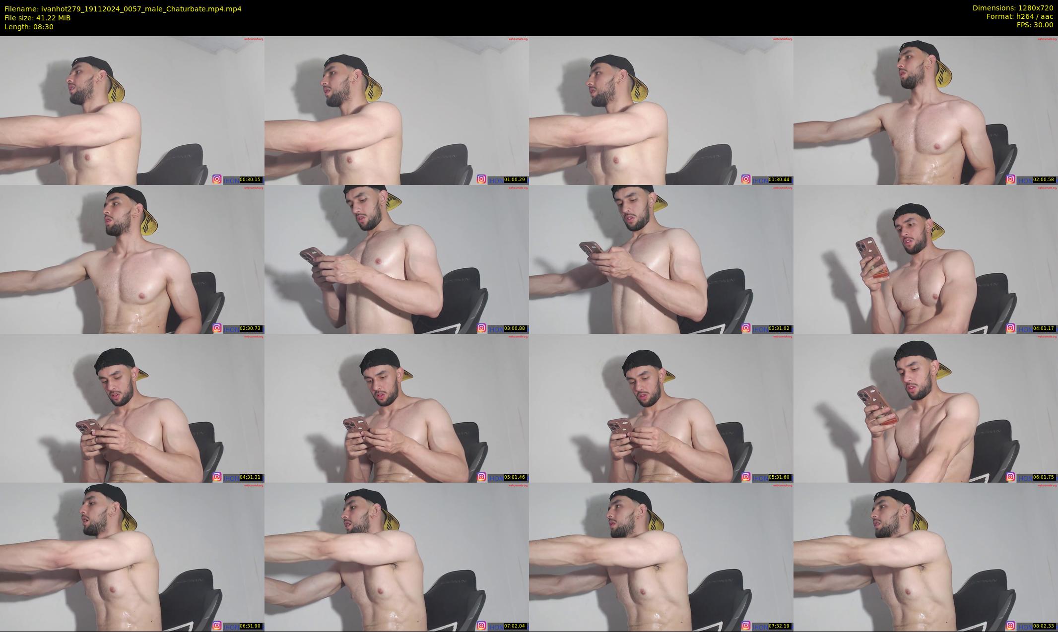 ivanhot279 — 9 minute Chaturbate male cam show recording, 720p, Nov 19, 2024