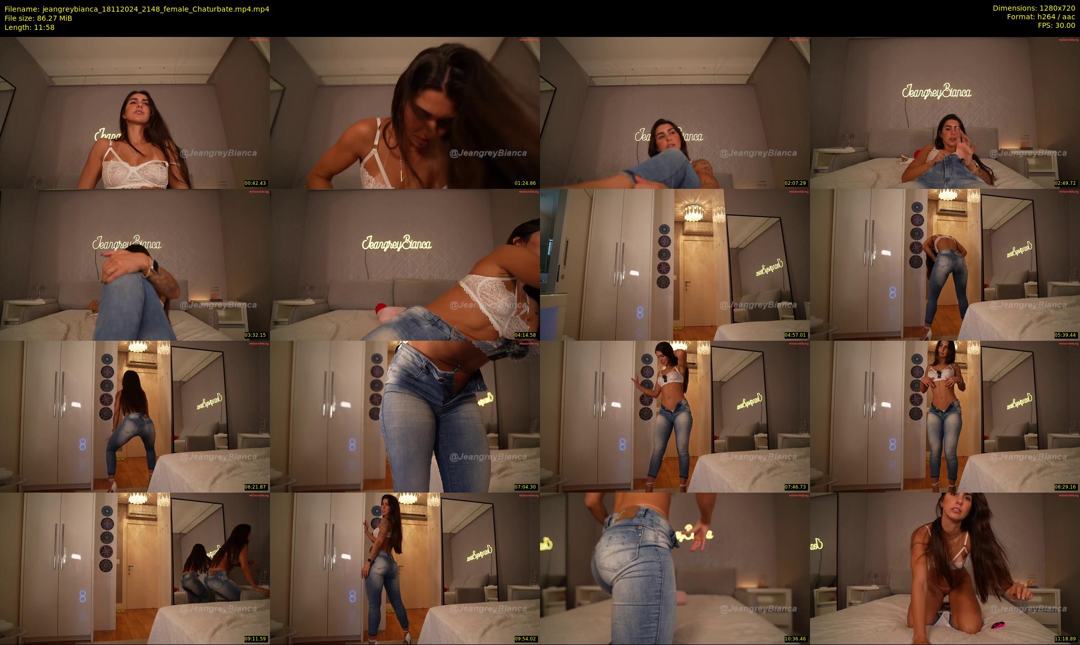 jeangreybianca — 12 minute Chaturbate female cam show recording, 720p, Nov 18, 2024