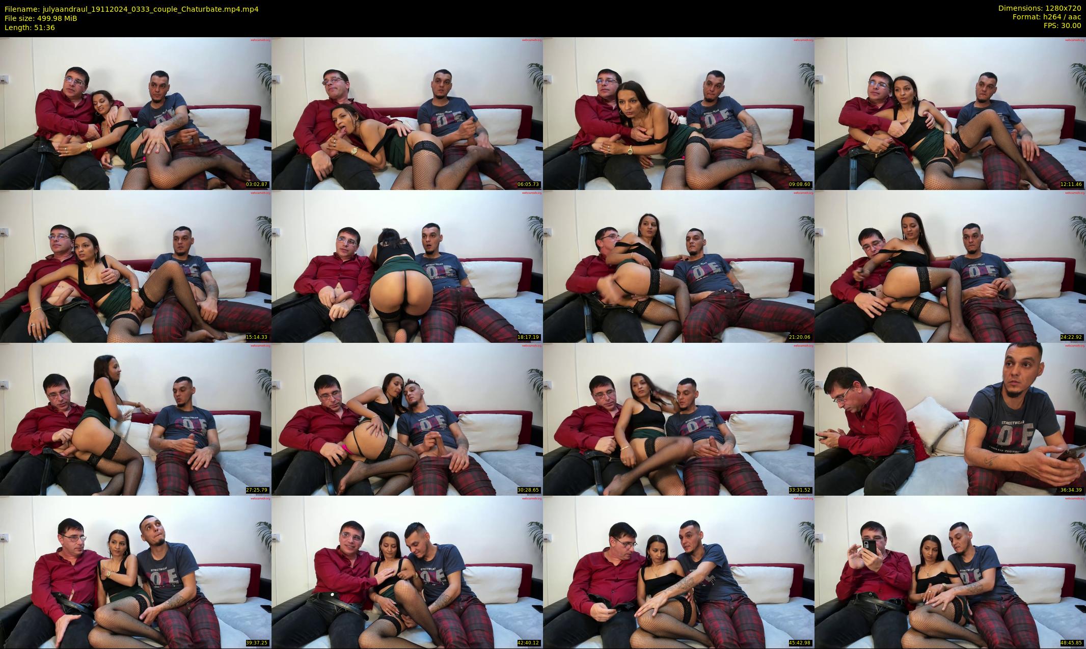 julyaandraul — 52 minute Chaturbate couple cam show recording, 720p, Nov 19, 2024