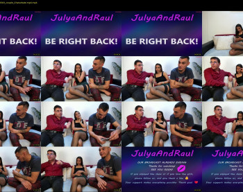 julyaandraul — 24 minute Chaturbate couple cam show recording, 720p, Nov 19, 2024