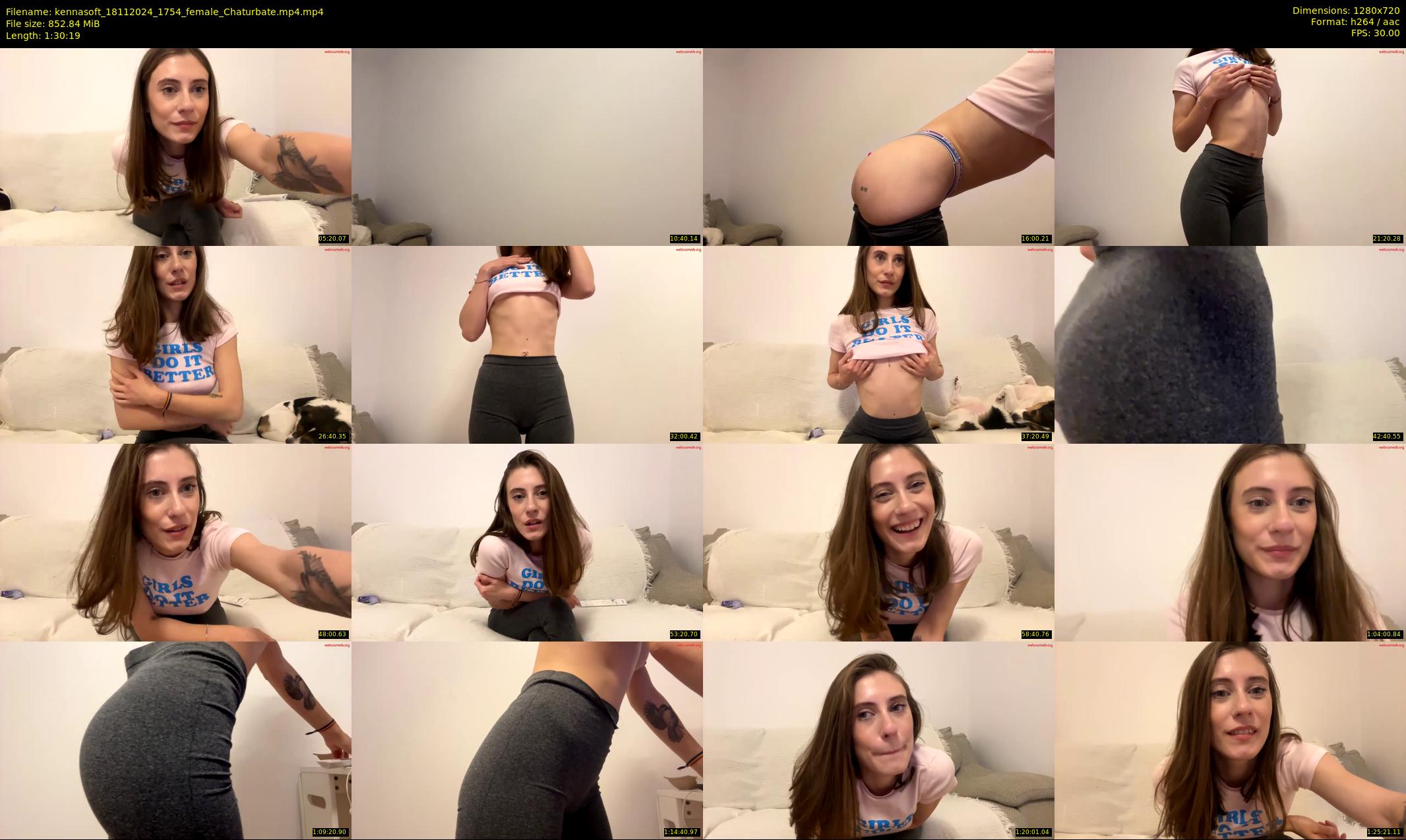 kennasoft — 91 minute Chaturbate female cam show recording, 720p, Nov 18, 2024