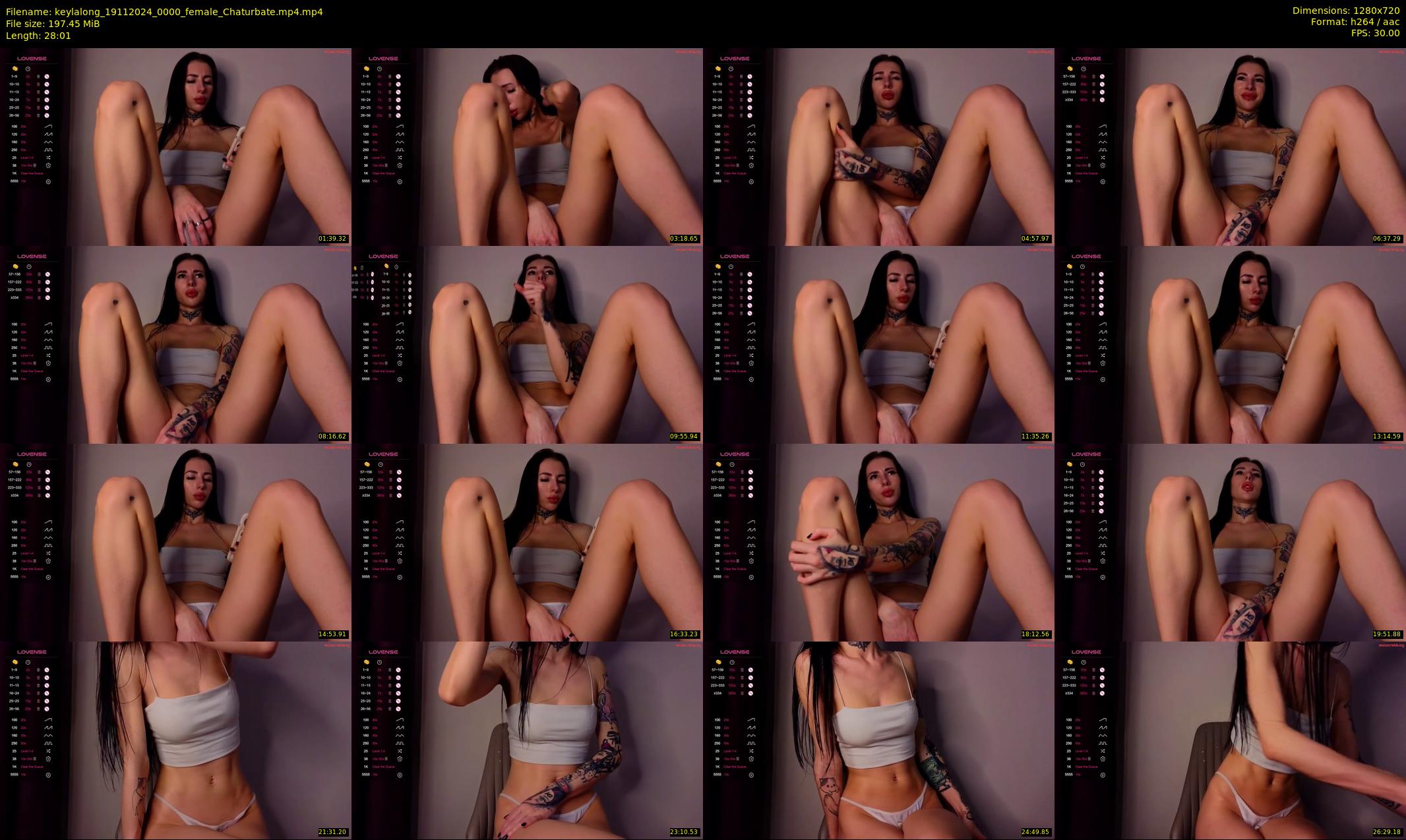 keylalong — 29 minute Chaturbate female cam show recording, 720p, Nov 19, 2024