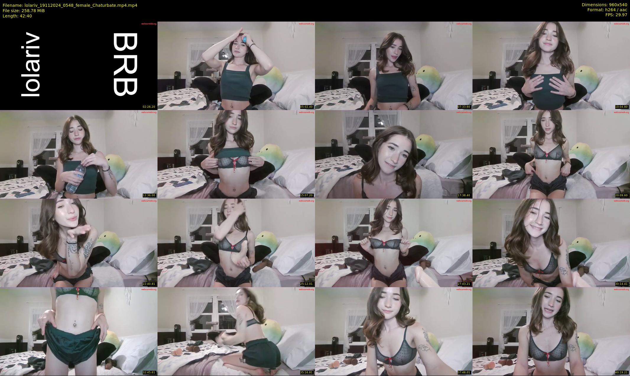 lolariv — 43 minute Chaturbate female cam show recording, 480p, Nov 19, 2024