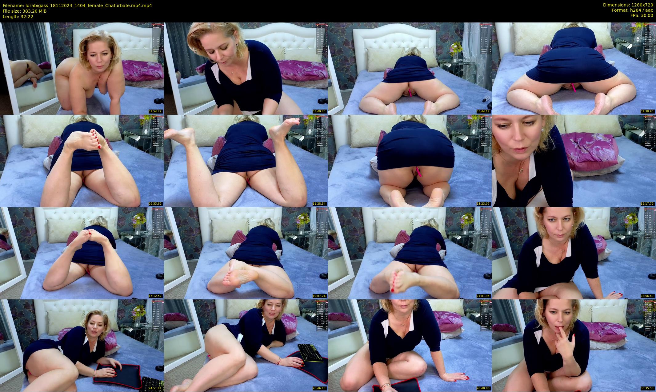 lorabigass — 33 minute Chaturbate female cam show recording, 720p, Nov 18, 2024