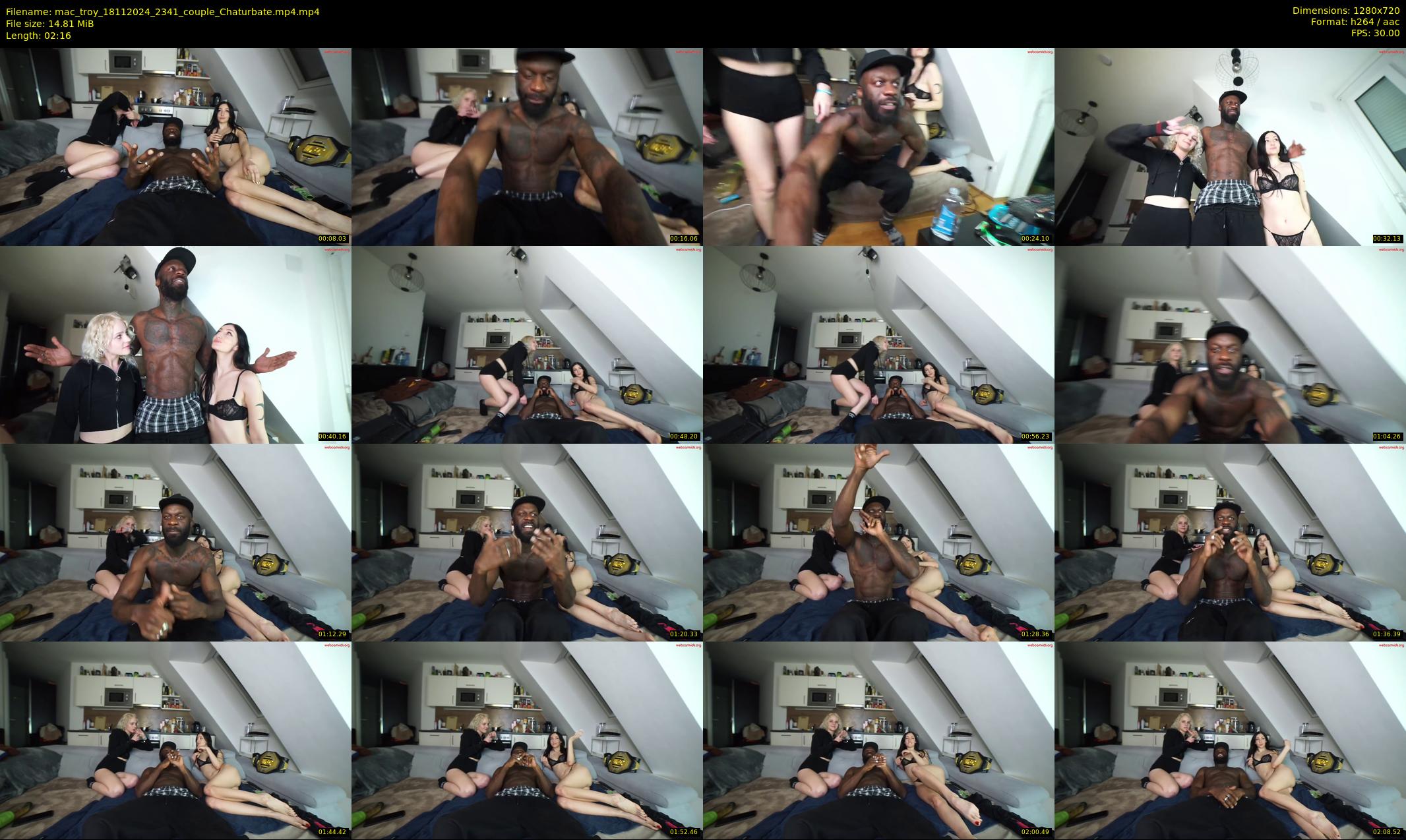 mac_troy — 3 minute Chaturbate couple cam show recording, 720p, Nov 18, 2024