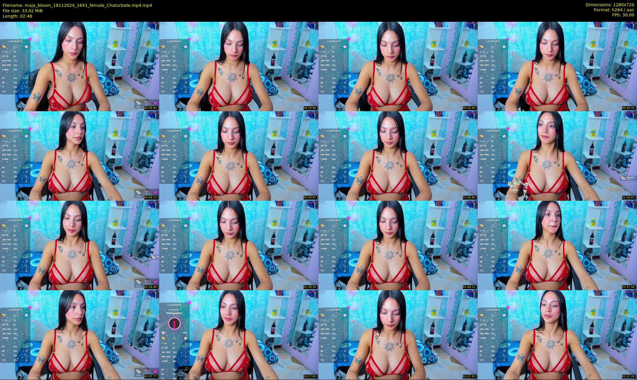 maja_bloom — 3 minute Chaturbate female cam show recording, 720p, Nov 18, 2024