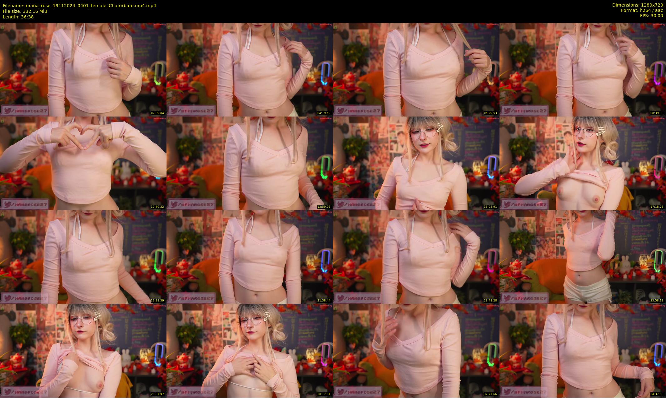 mana_rose — 37 minute Chaturbate female cam show recording, 720p, Nov 19, 2024