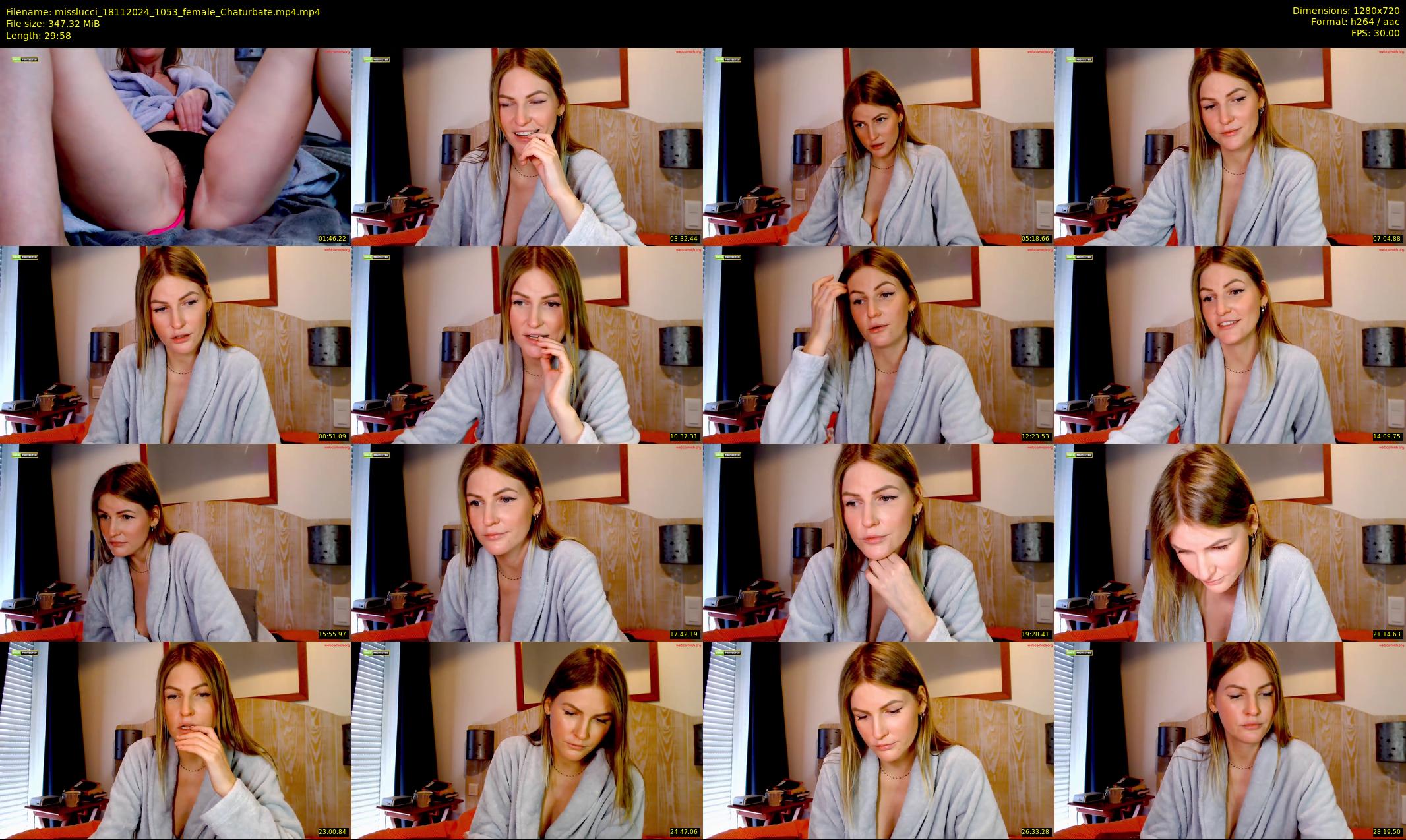 misslucci — 30 minute Chaturbate female cam show recording, 720p, Nov 18, 2024